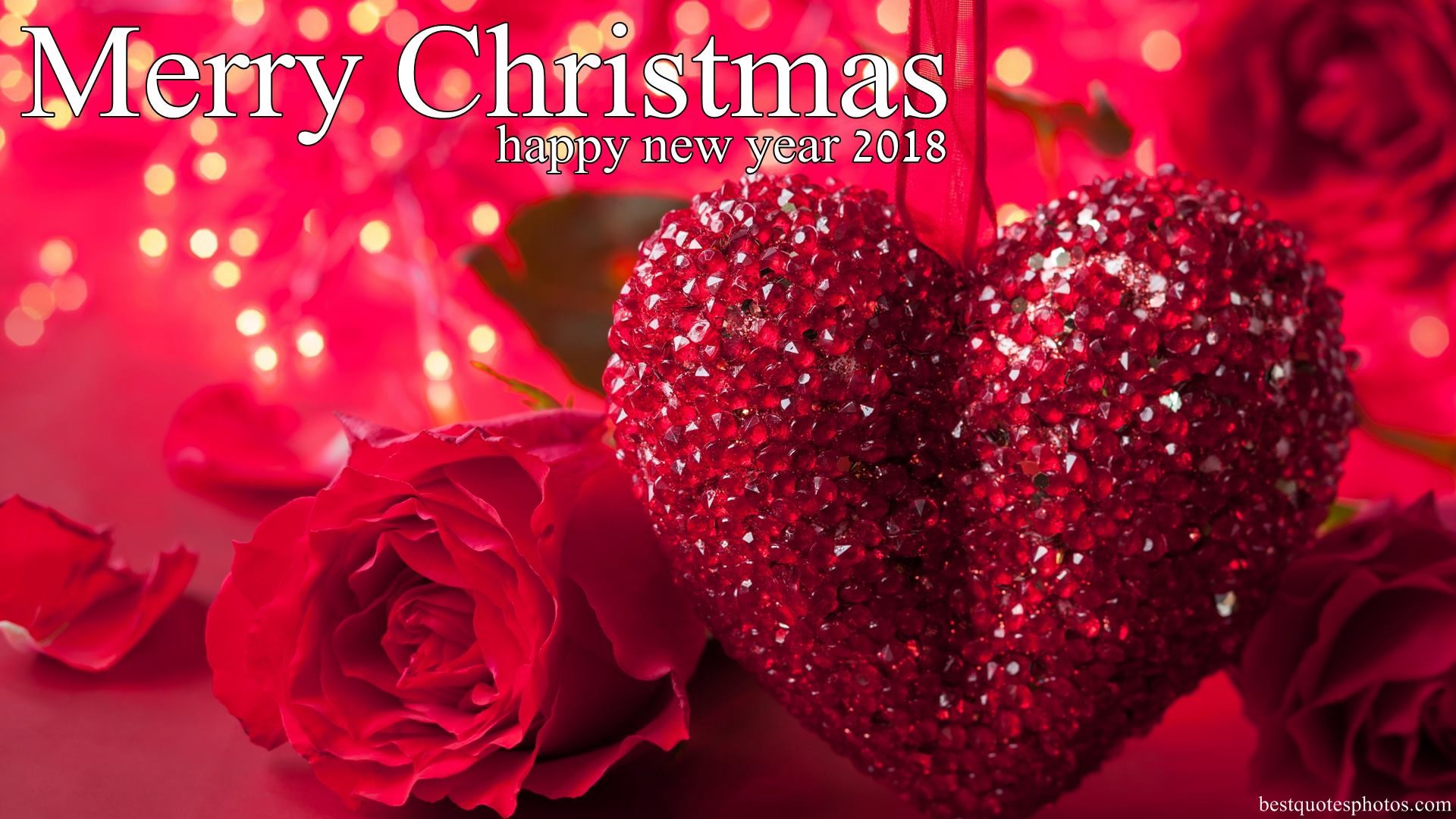 1920x1080 Happy New Year 2018 Merry Christmas Festival Love HD Photos
