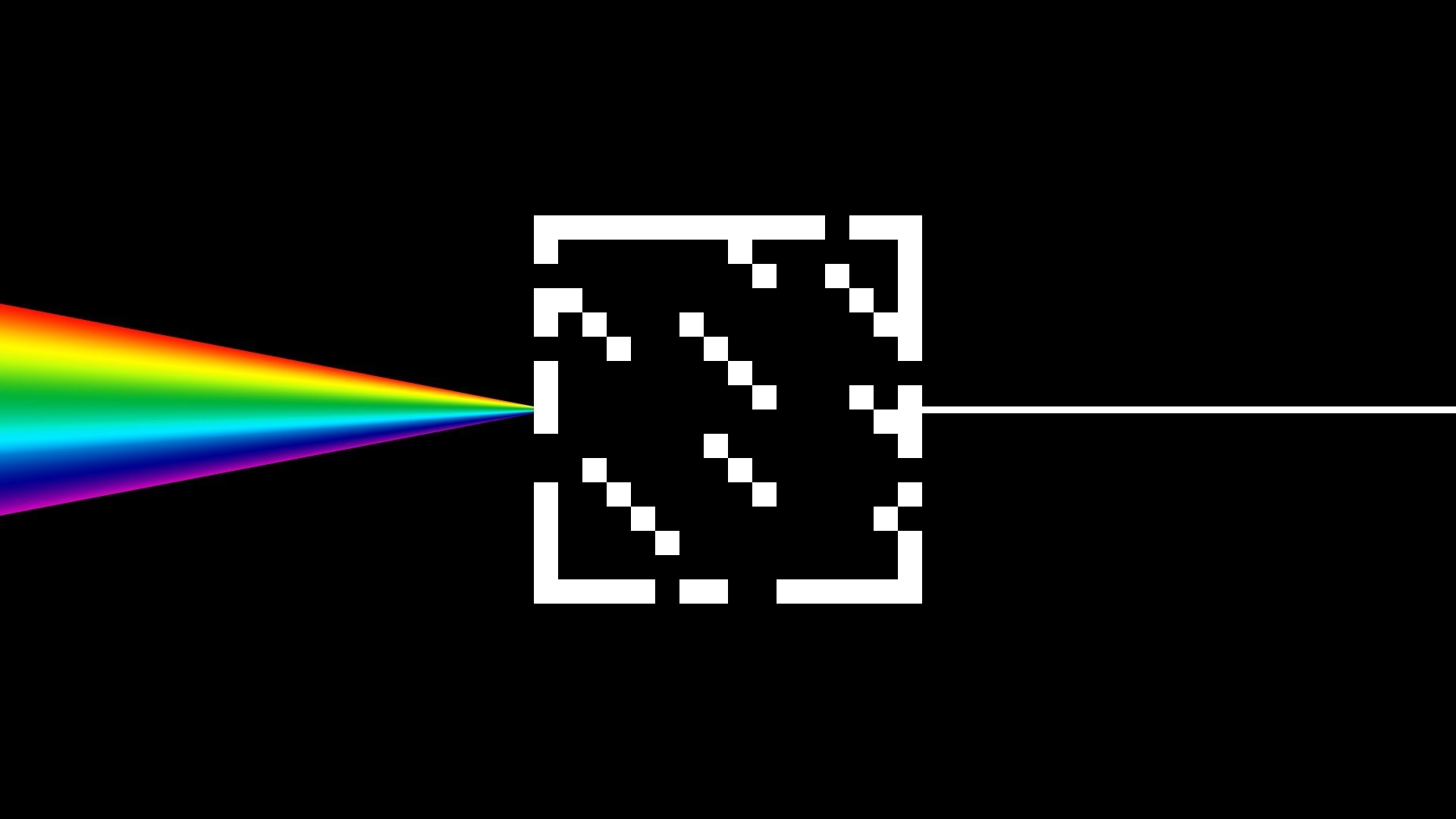 1920x1080 Minecraft, Minimalism, Black, Glass, Rainbows, Pink Floyd, Dark Side Of The  Moon Wallpapers HD / Desktop and Mobile Backgrounds