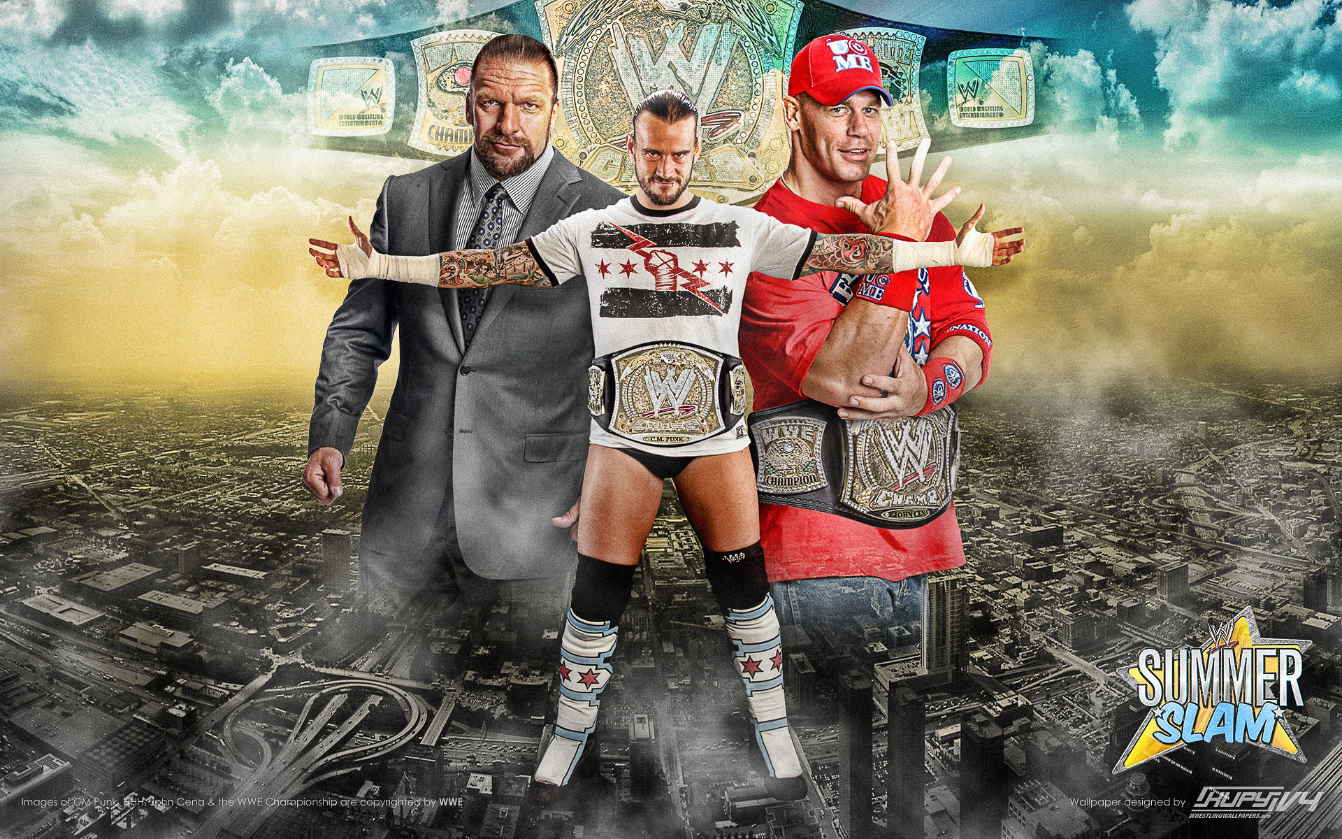 1920x1200 1920x1080 The Shield vs The Nexus WWE 2K16 6 man tag team match