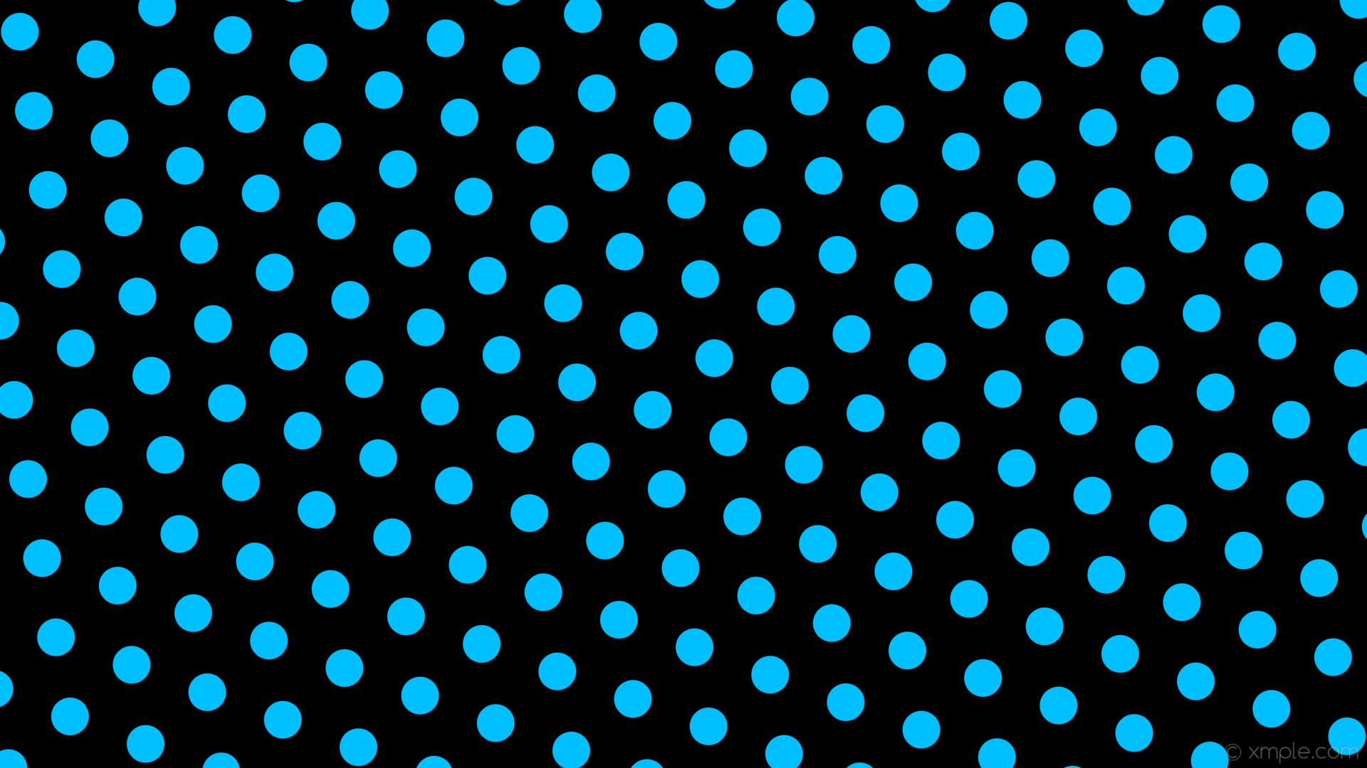 1920x1080 wallpaper blue hexagon black polka dots deep sky blue #000000 #00bfff  diagonal 40Â°