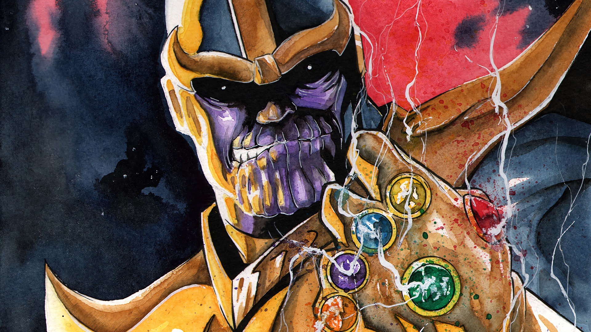 1920x1080 Comics - Thanos Marvel Comics Avengers Wallpaper
