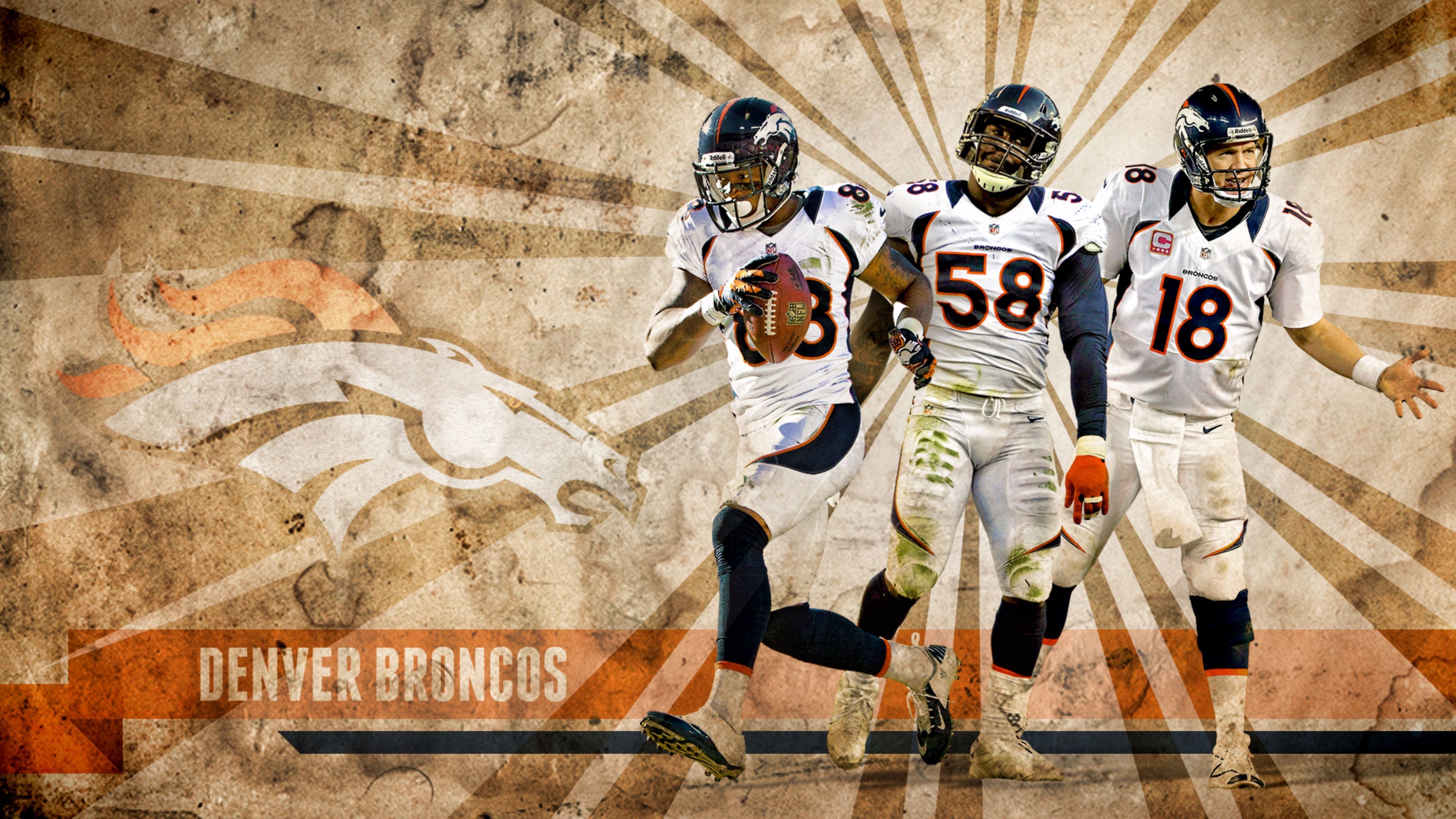 3840x2160 Denver Broncos Peyton Manning Wallpaper