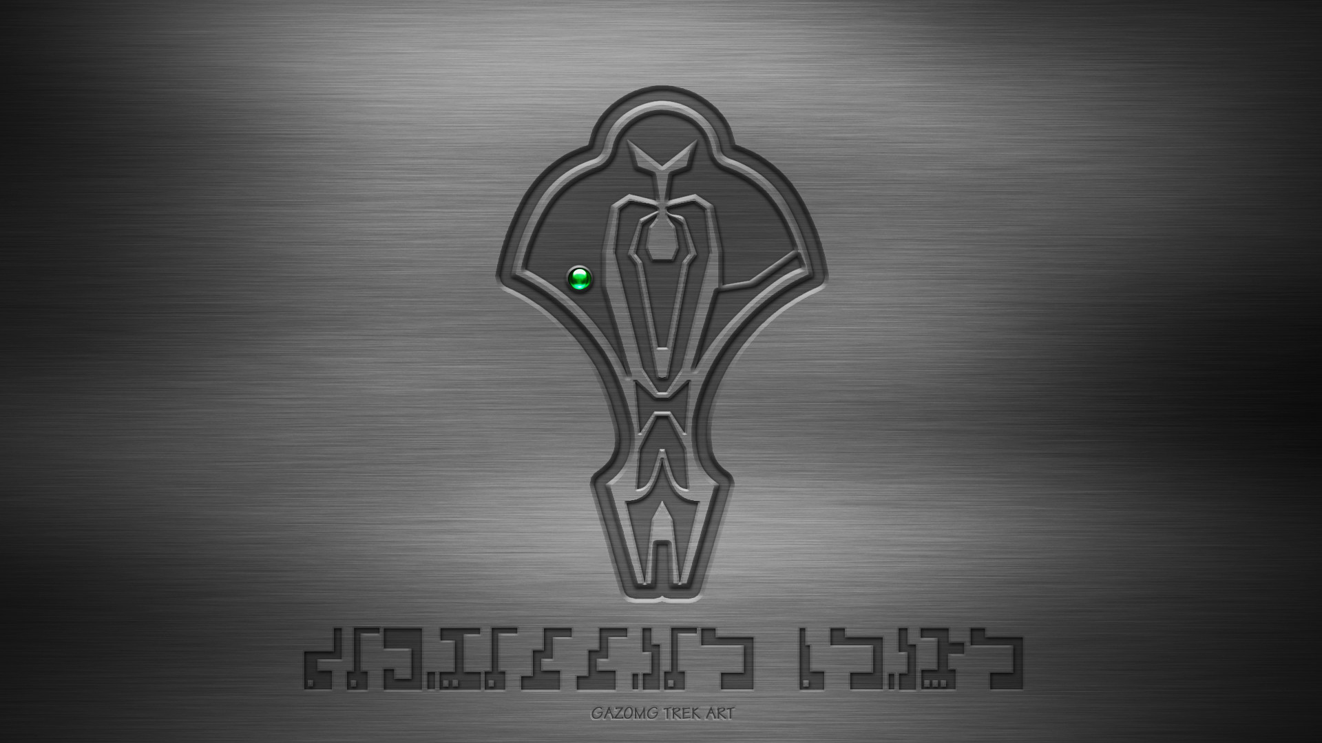 1920x1080 DeviantArt: More Like Star Trek Klingon Logo Wallpaper by gazomg