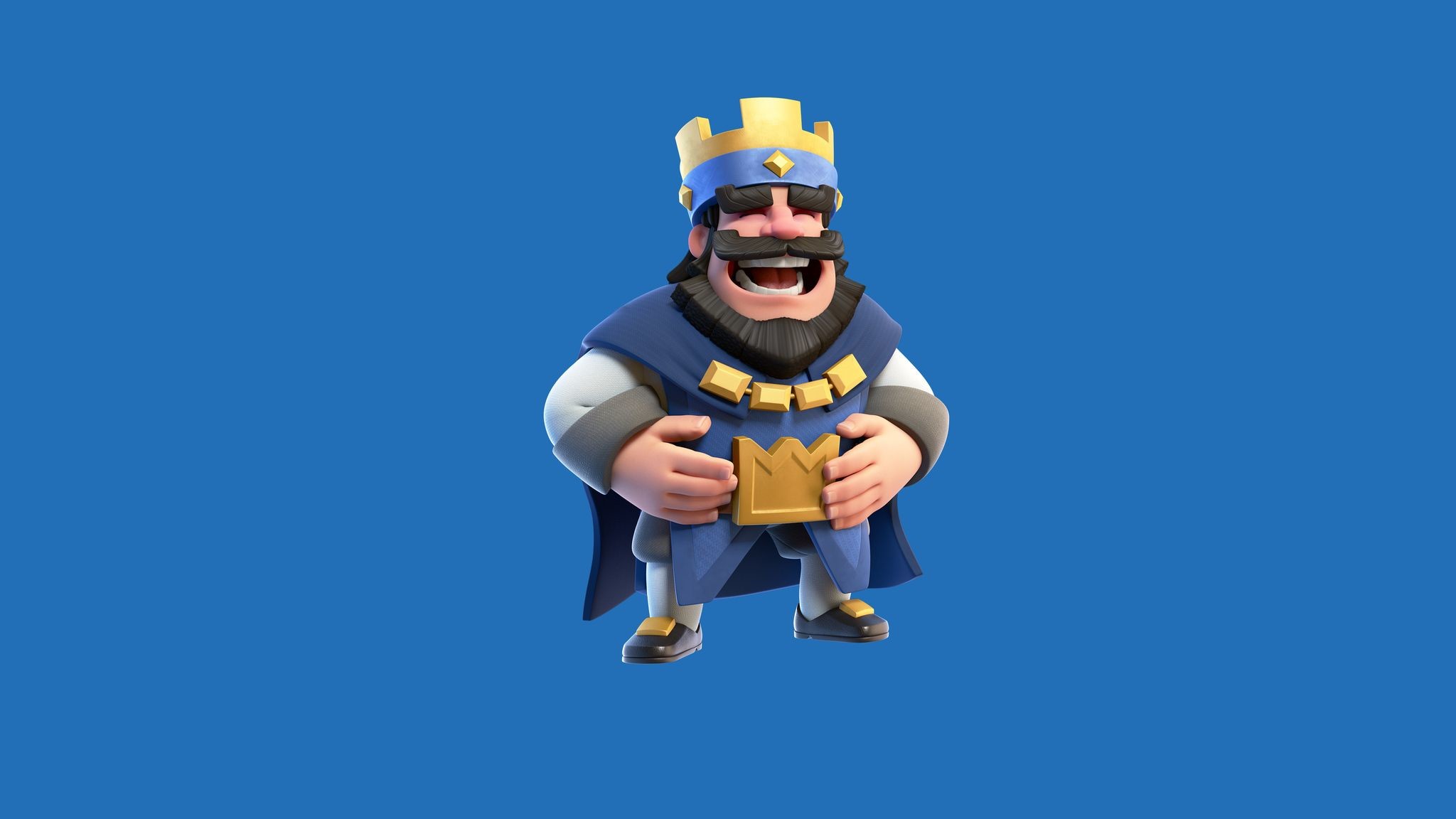 2048x1152 Download Clash Royale Blue King HD 4k Wallpapers In  .