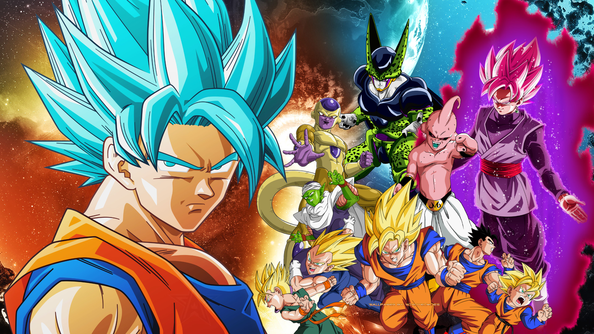 1920x1080 ... Dragon Ball Z And Dragon Ball Super Wallpaper by WindyEchoes
