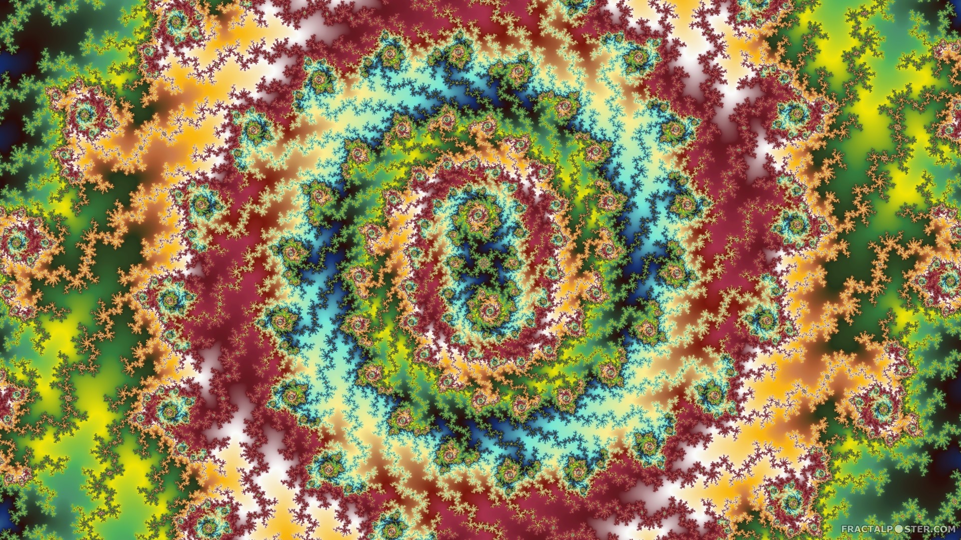 1920x1080 Candy Land fractal image by fractalposter HD Wallpapers posters 