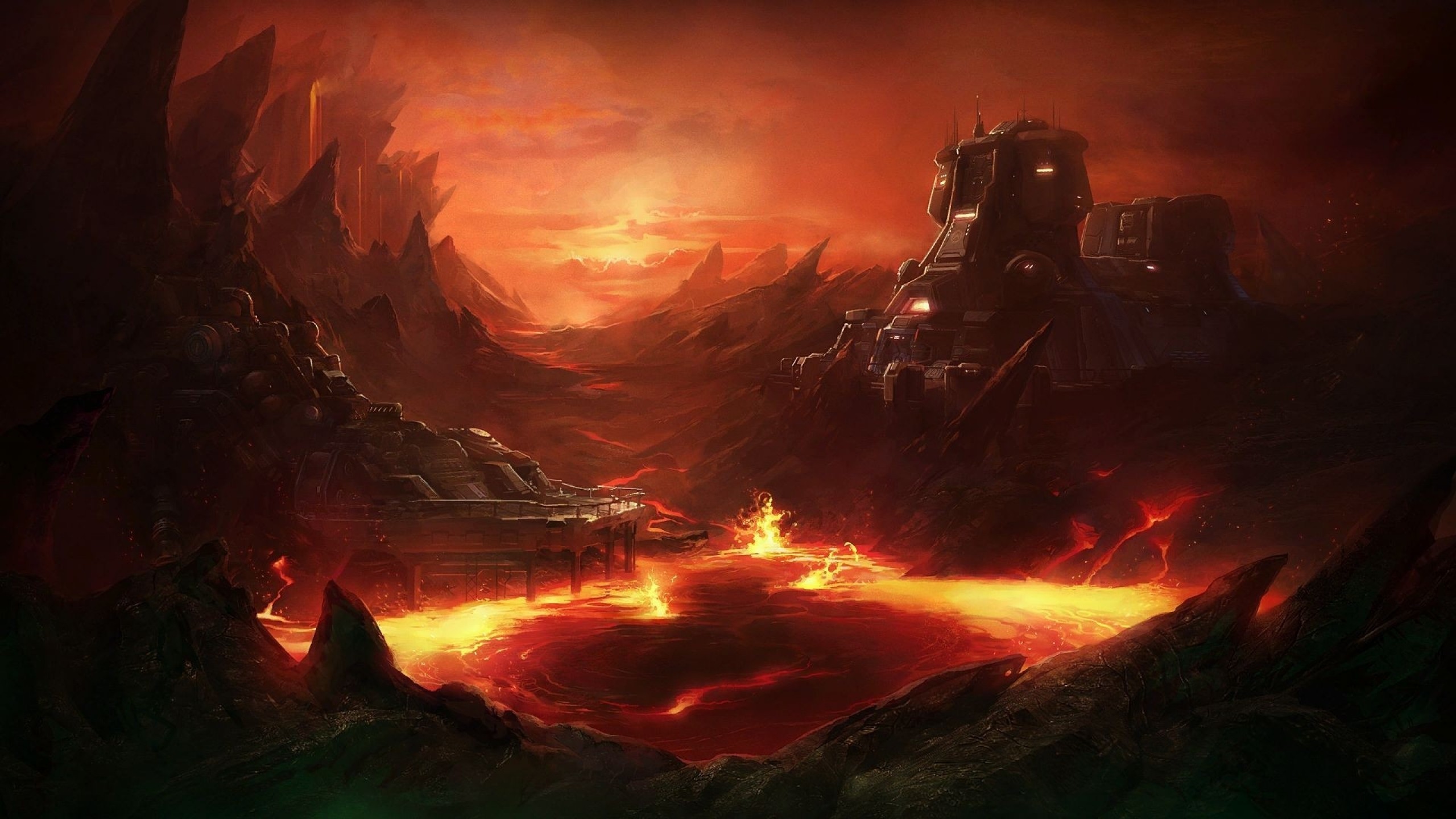2560x1440 ... Fantasy Lava Wallpapers, Amazing 43 Wallpapers of Fantasy Lava .