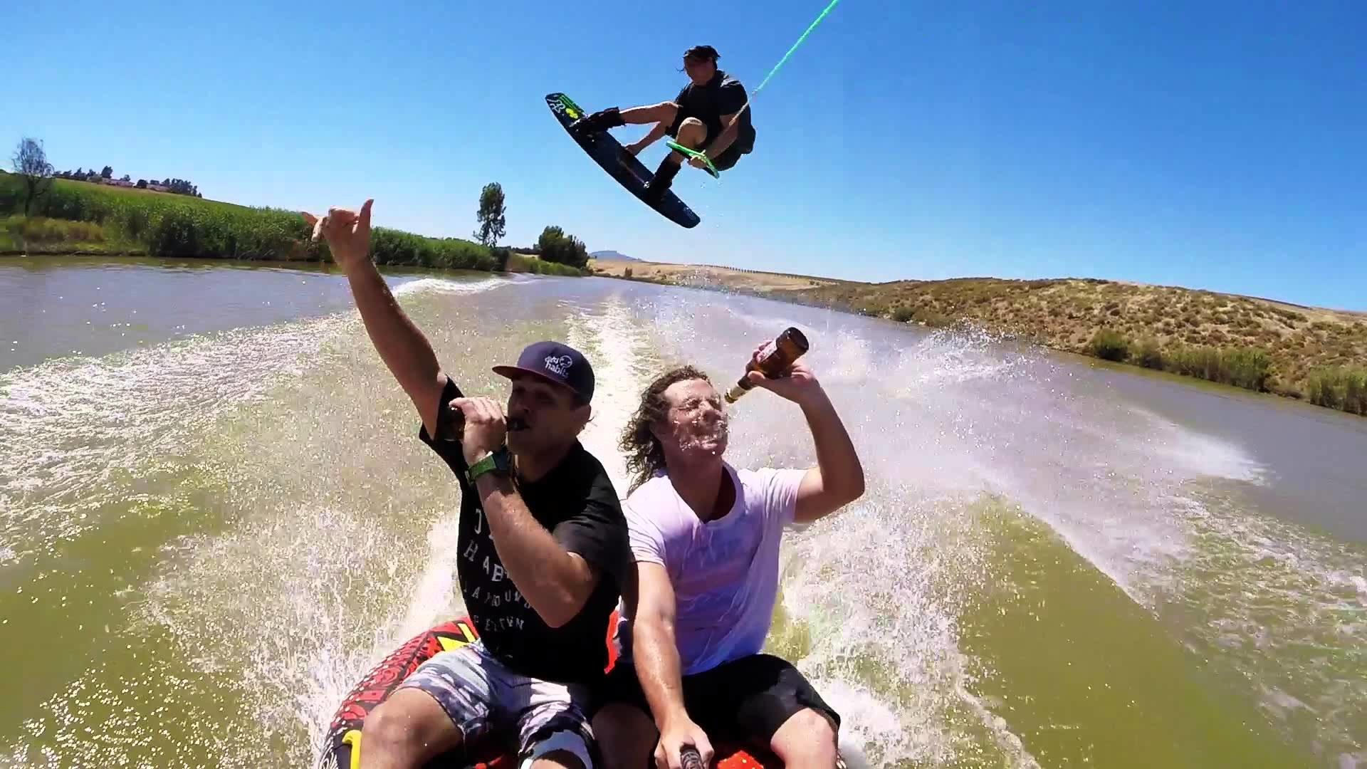 1920x1080 Dirty Habits - Wakeboarding with paintball guns and beers - Ep 3