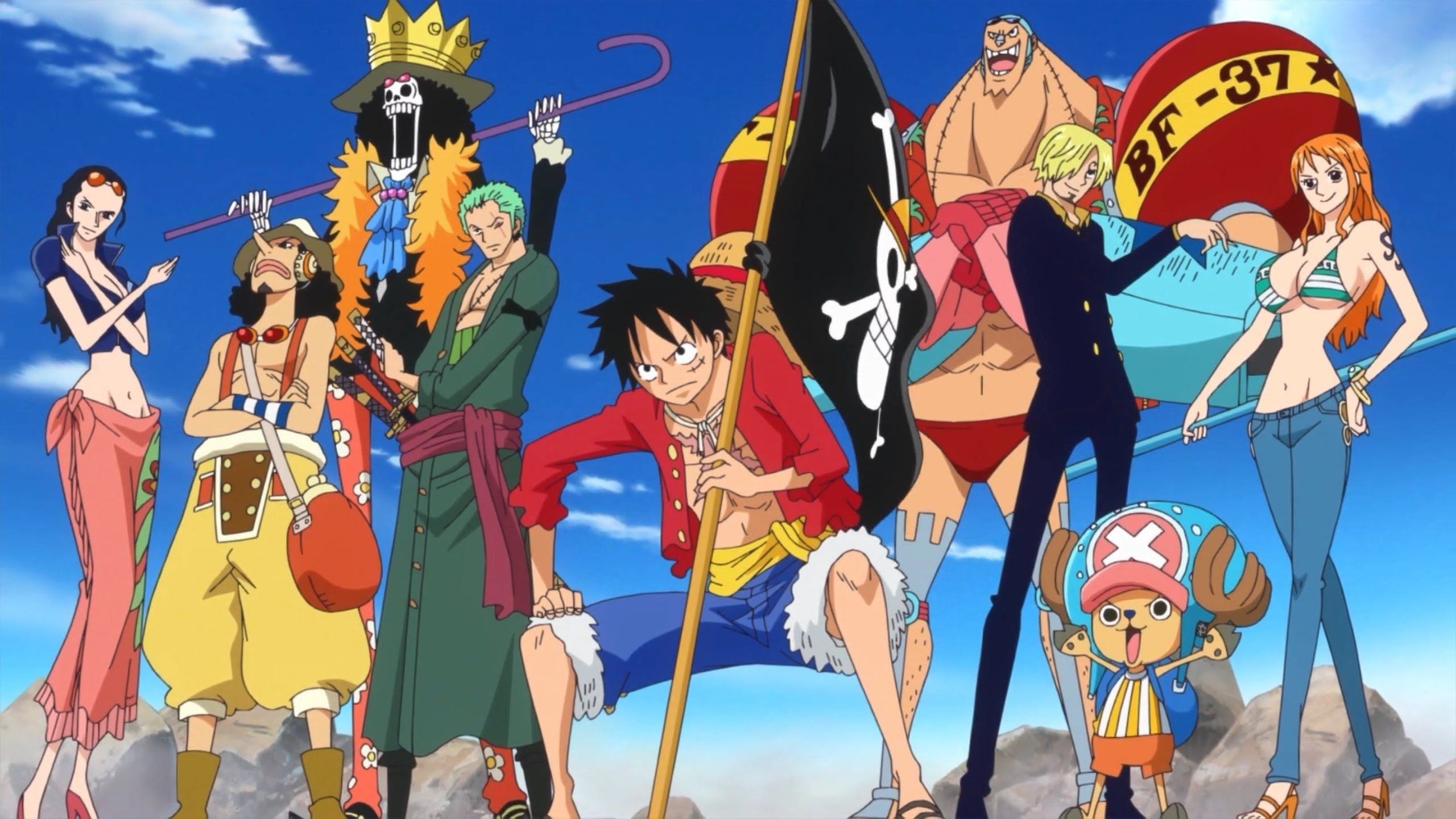 2560x1440 One Piece New World Crew Wallpaper