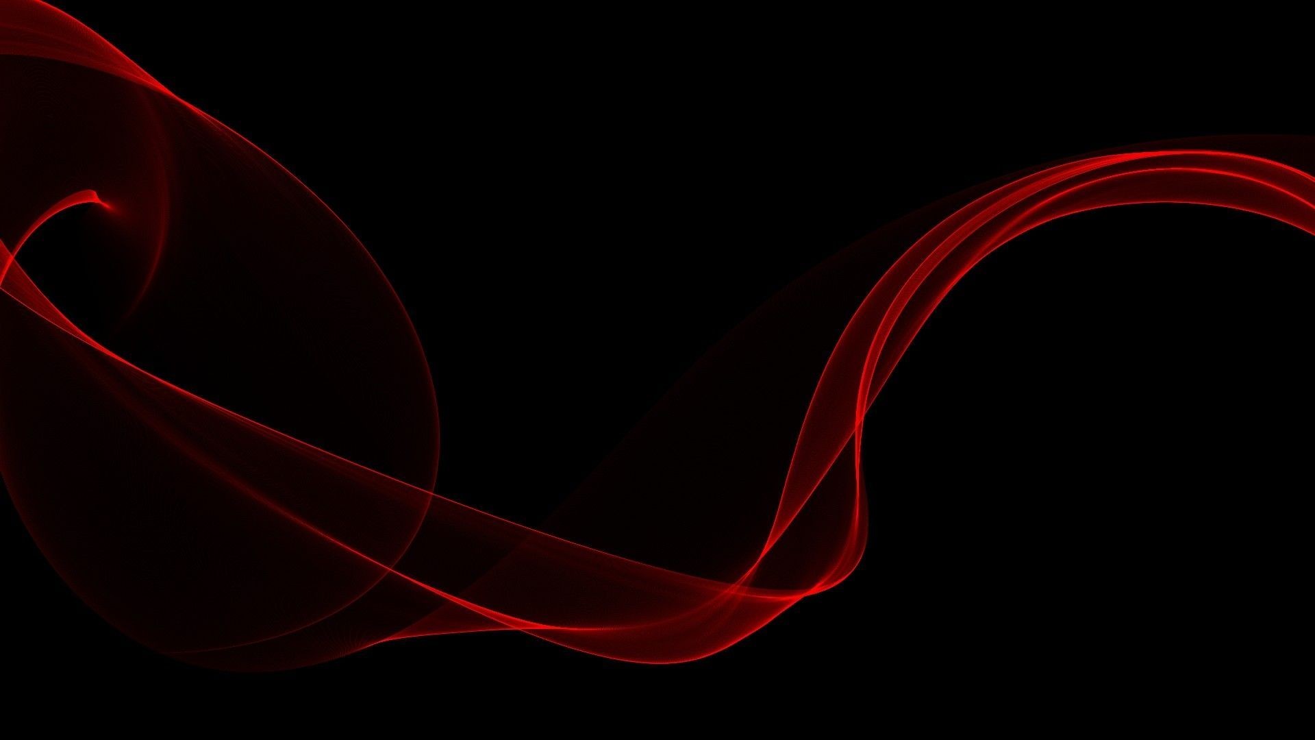 1920x1080 Black Red Abstract Wallpaper