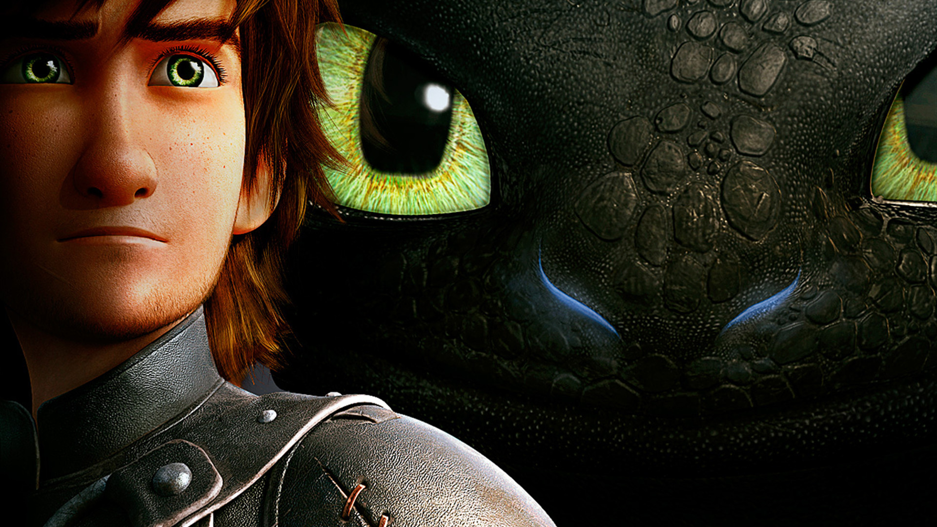 1920x1080 hiccup and toothless / night fury in how to train your dragon 2