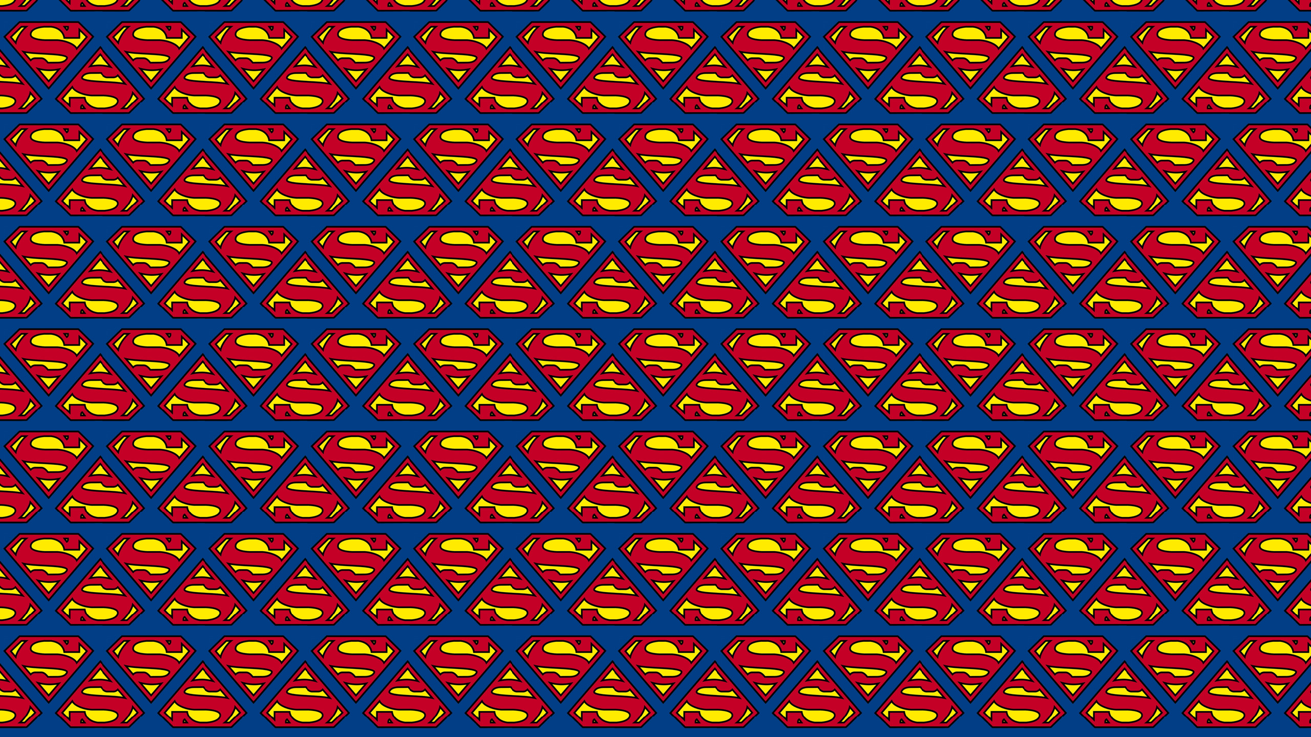 2560x1440 Superman logo pattern wallpaper