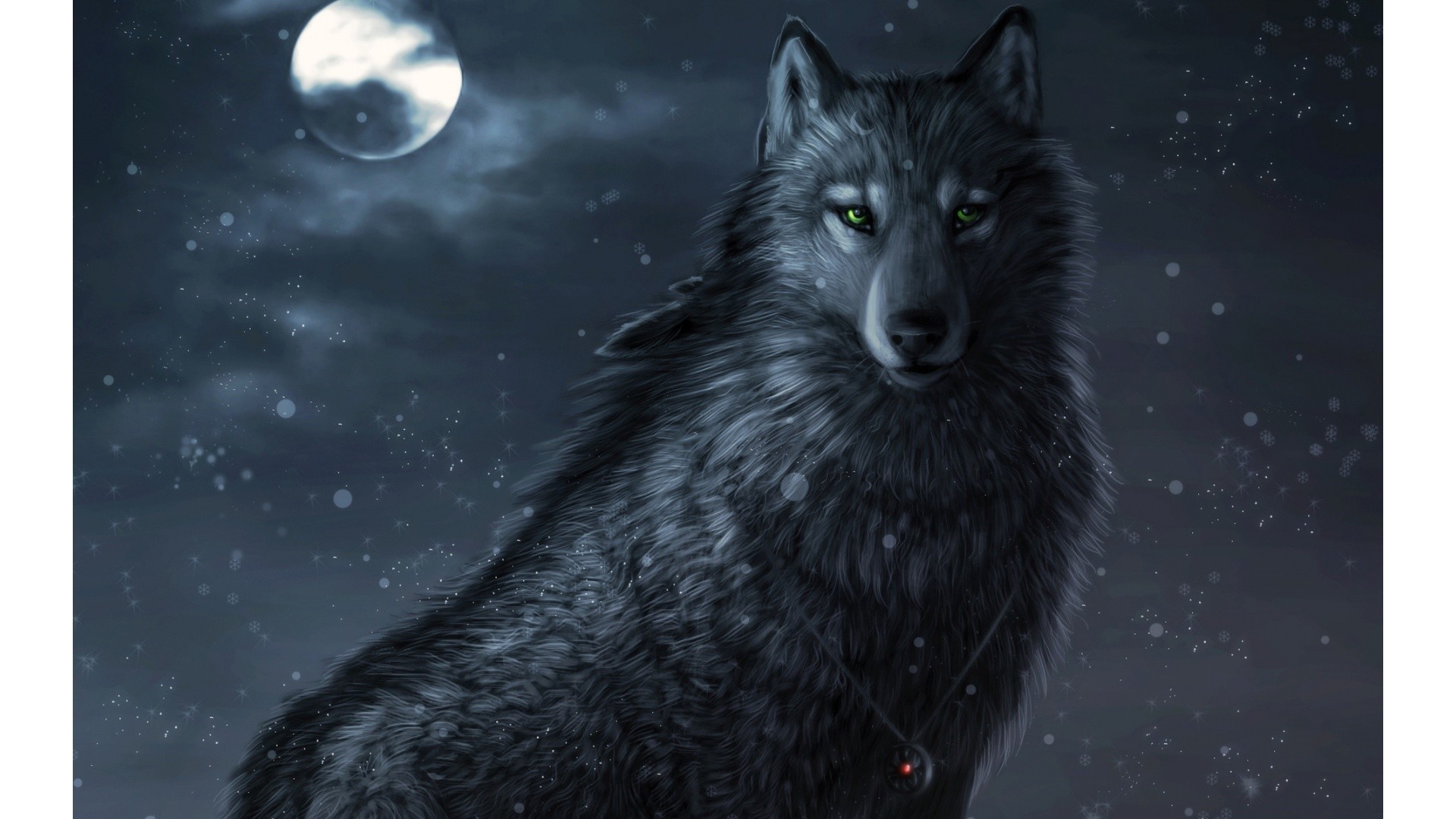 1920x1080 Animated Wolf -  - 470392