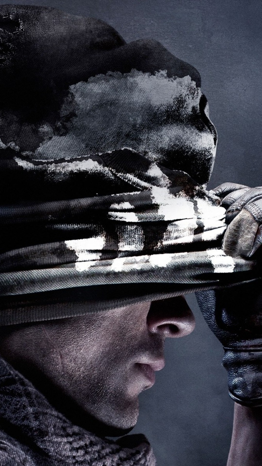 1080x1920  Wallpaper call of duty ghosts, call of duty, soldiers, mask,  automatic