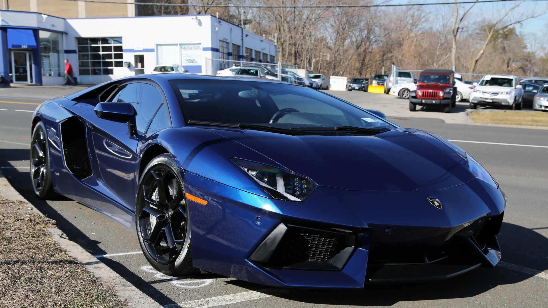 1920x1080 This Lamborghini Aventador, Blue, Lamborghini always drives as fast as you  want. Give us your comment below.