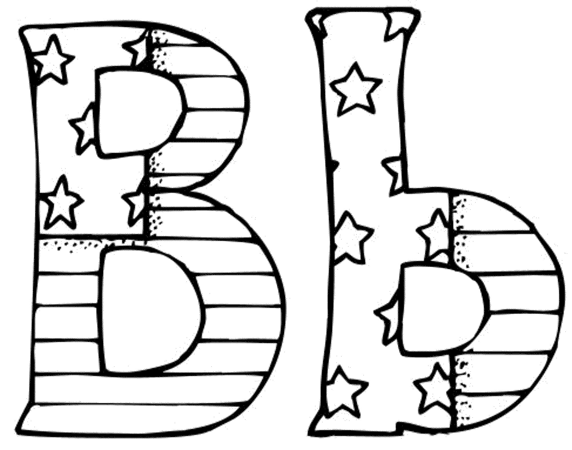 2000x1573 Letter B Coloring Pages