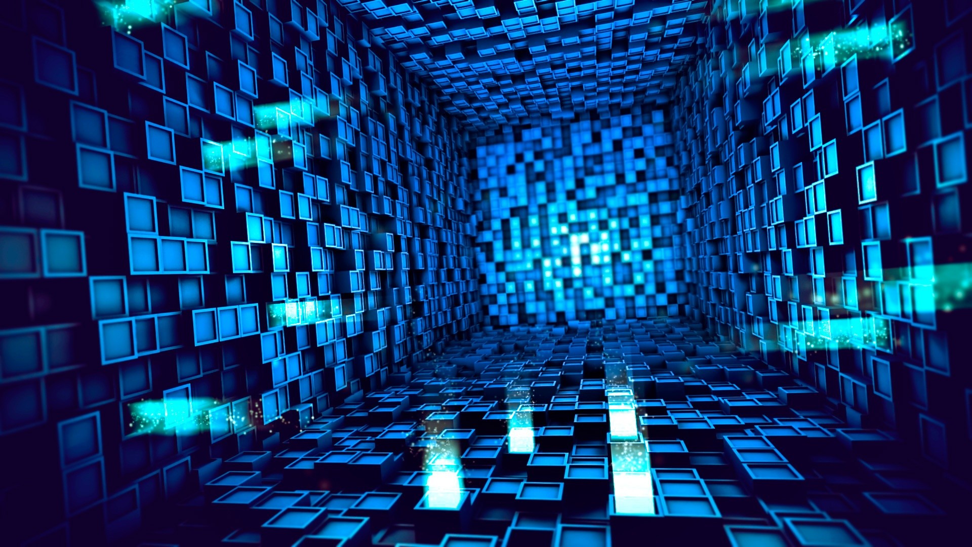 1920x1080 3D High Tech Wallpaper 3440