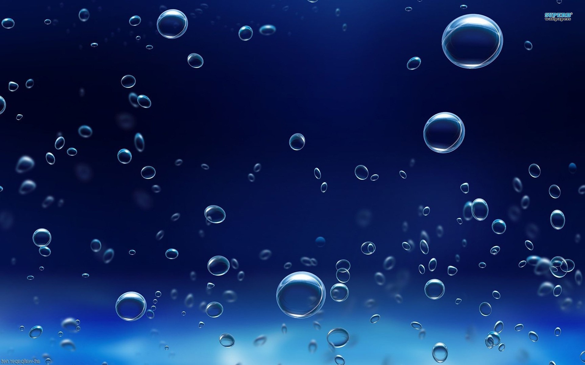 1920x1200 Abstract bubbles underwater wallpaper