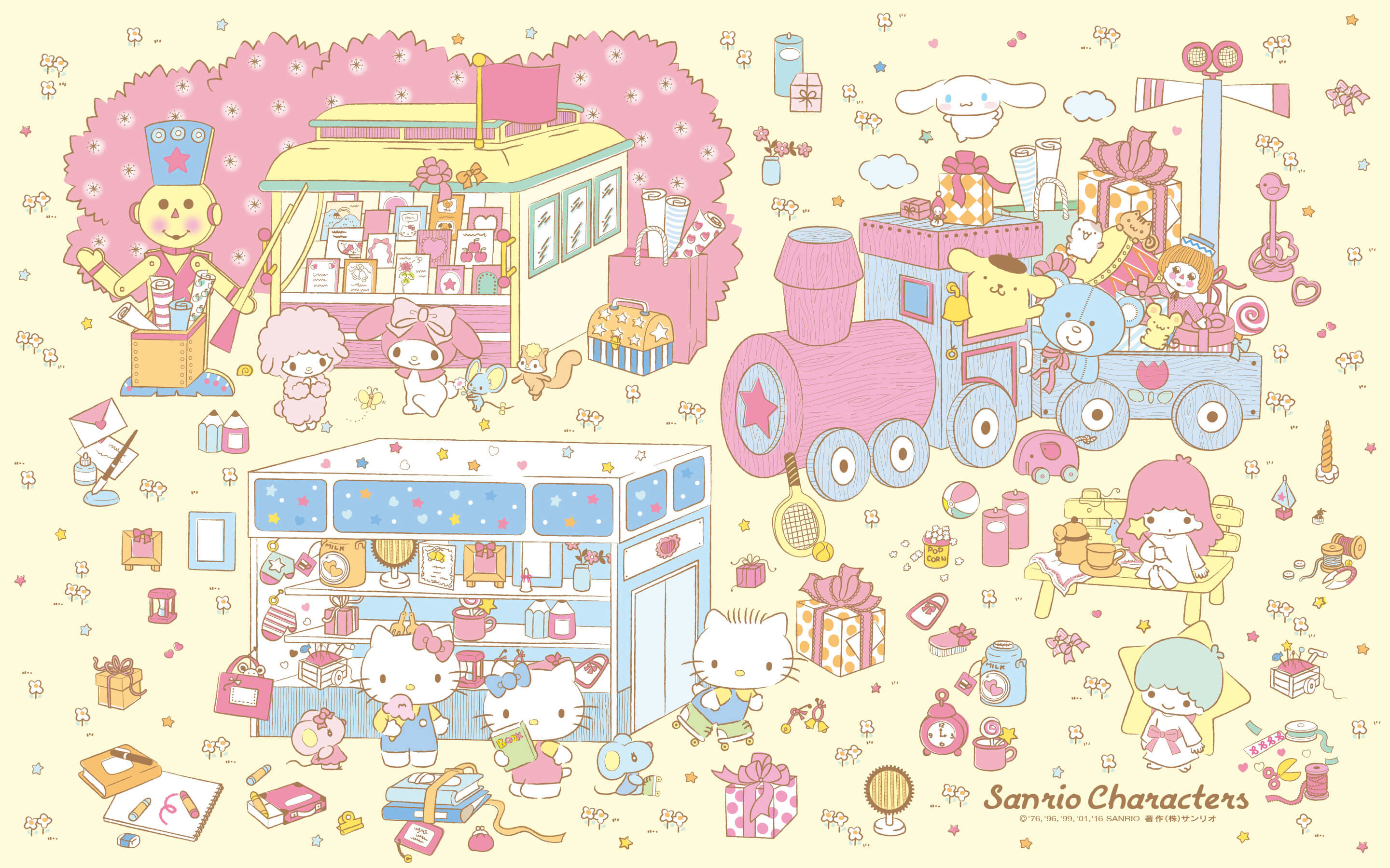 3840X1080 Sanrio Wallpaper