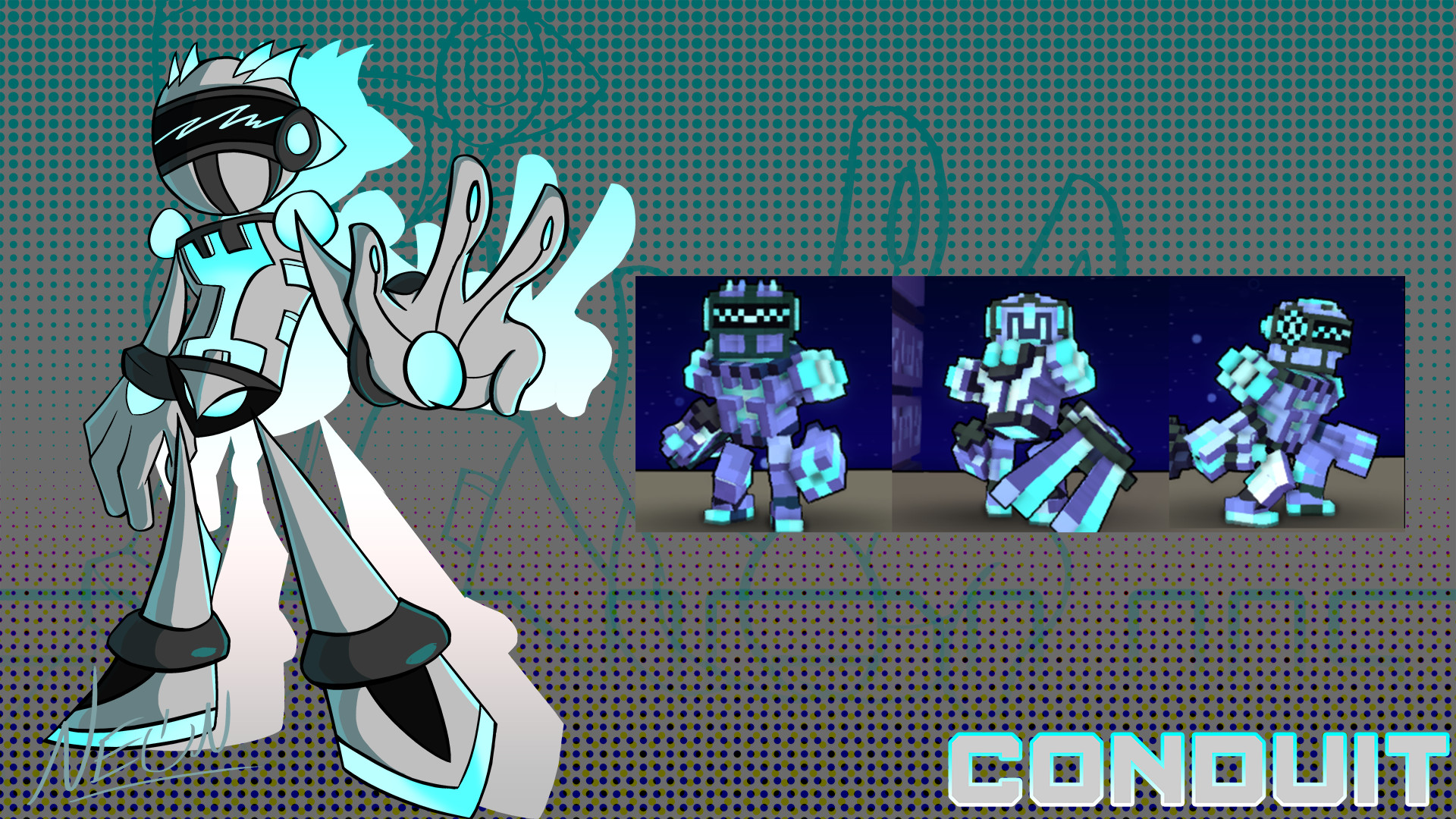 1920x1080 -Last of the ancient Vibron race; Conduit has the ability to infinitely  vibrate anything around him, including the air to make sound.