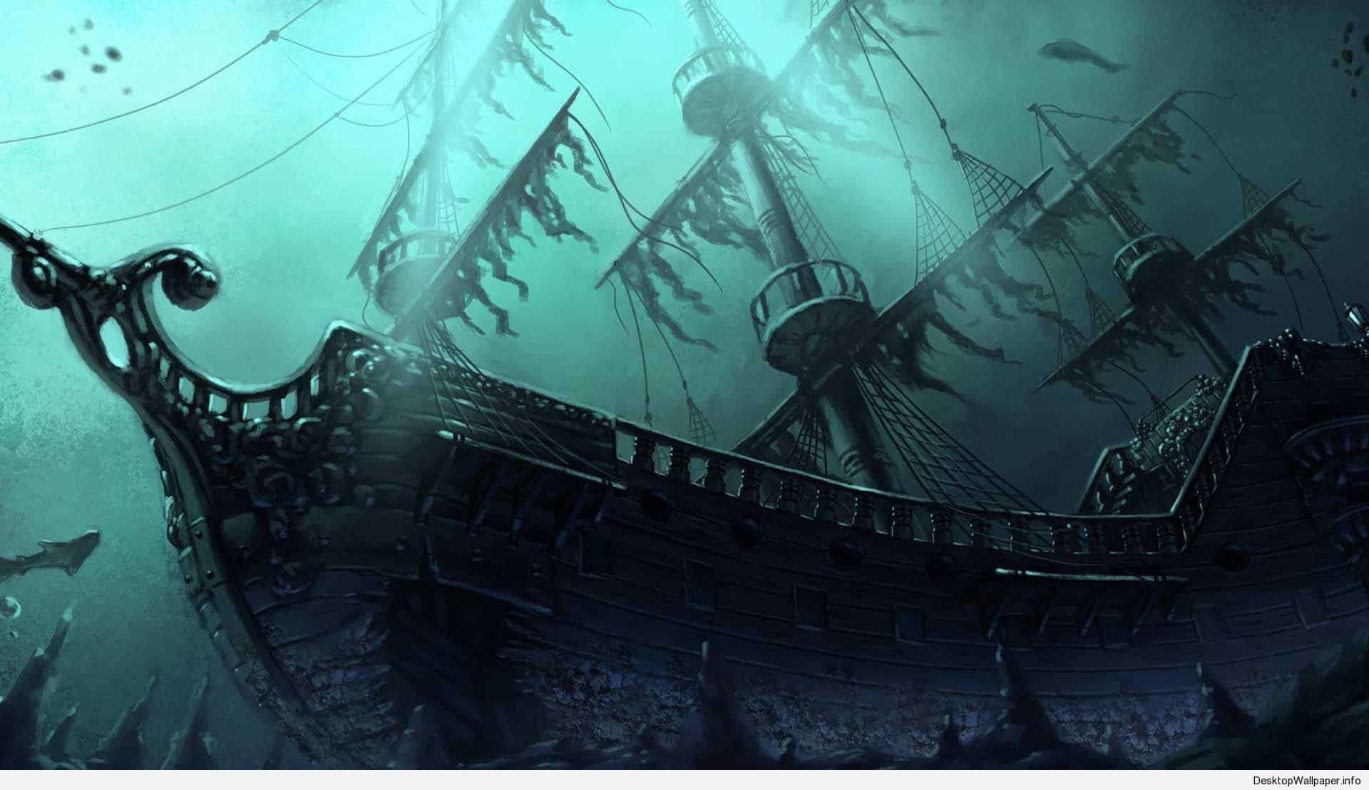 1920x1108 pirate boat wallpaper