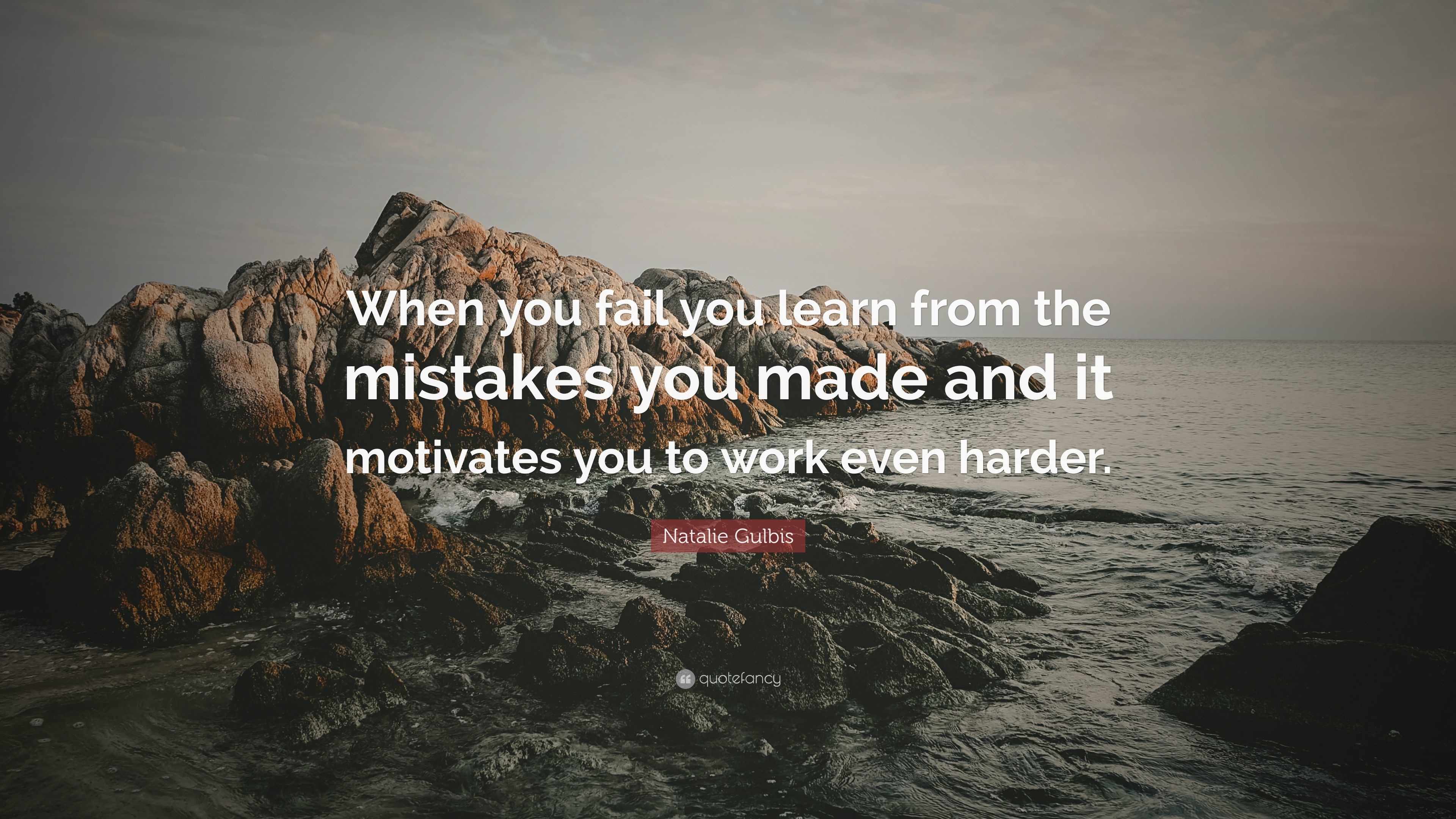 3840x2160 Natalie Gulbis Quote: “When you fail you learn from the mistakes you made  and