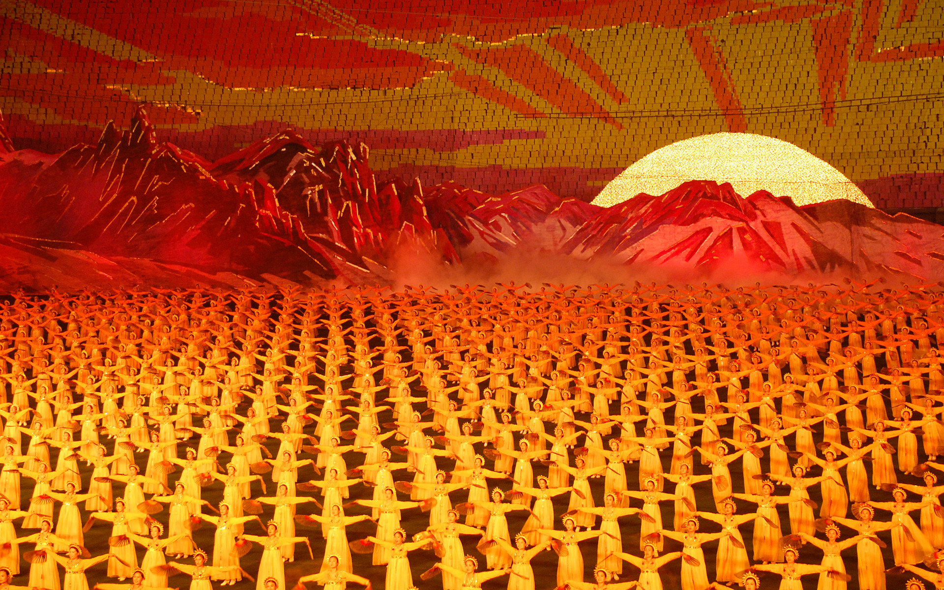 1920x1200 Pyongyang Arirang (Mass Games) North Korea holidays people dance music  landscapes wallpaper |  | 41987 | WallpaperUP