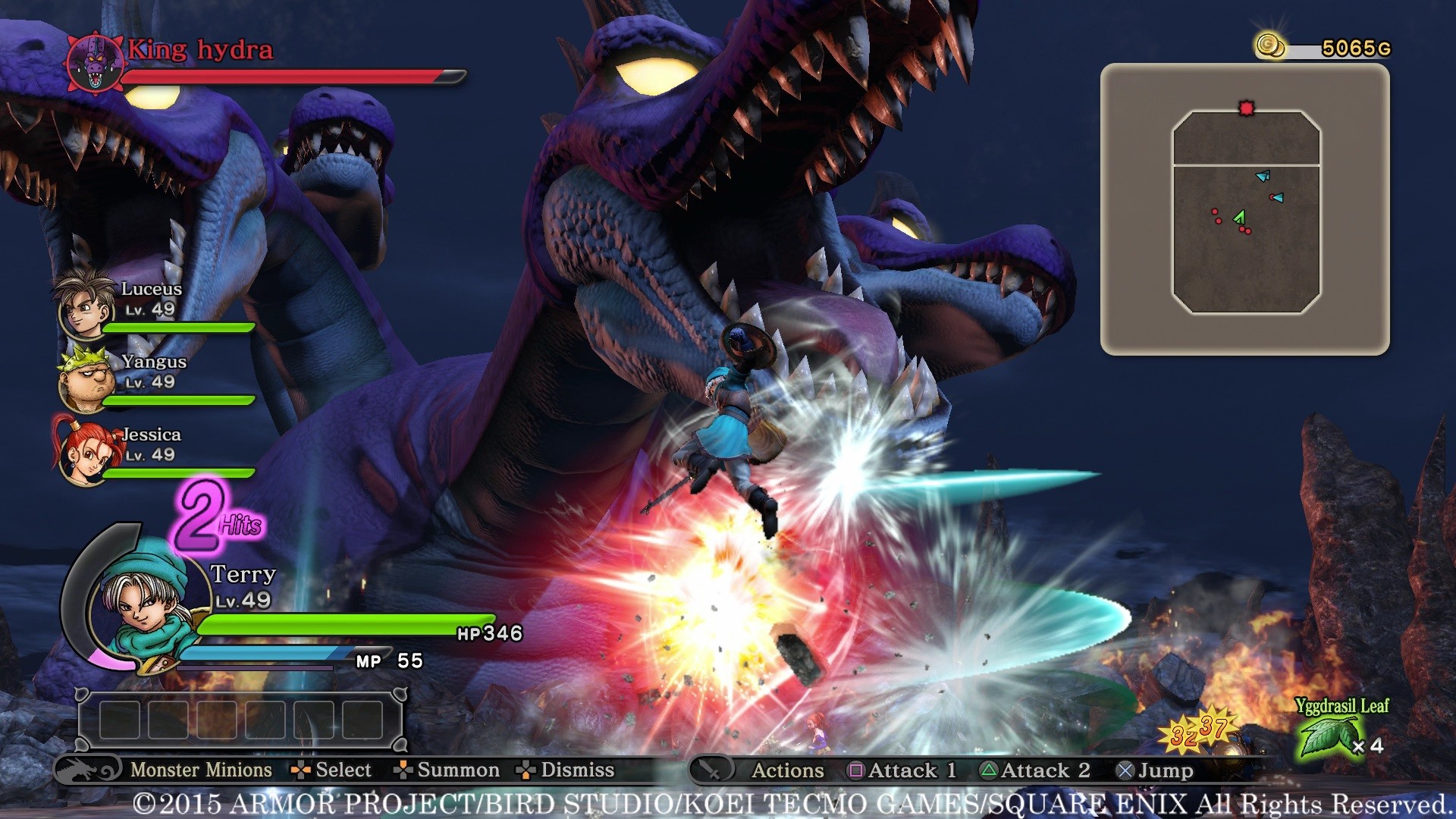 1920x1080 DRAGON QUEST HEROES_ The World Tree's Woe and the Blight Below king  hydra.jpg