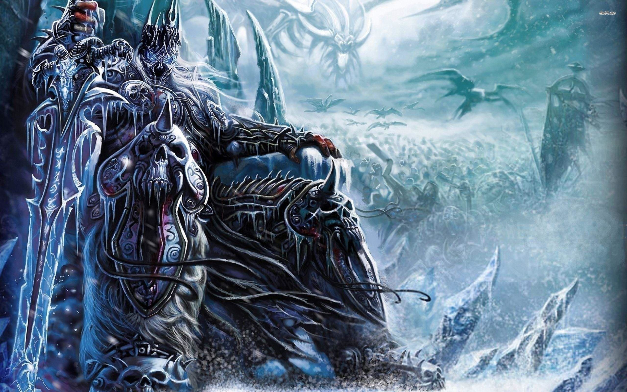 2560x1600 Lich King - World of Warcraft - Wrath of the Lich King wallpaper .