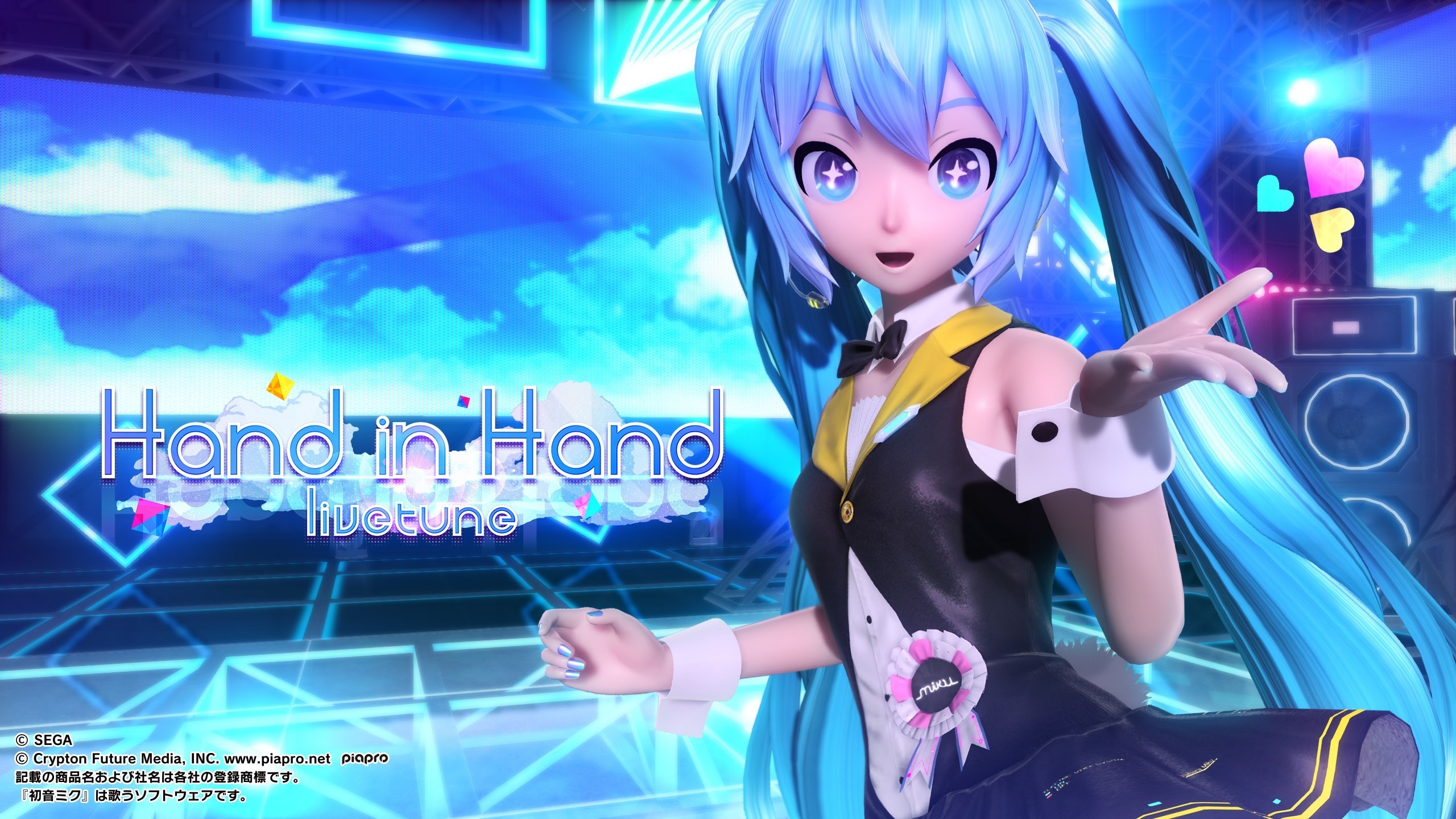 2560x1440 Hatsune Miku: Project DIVA Arcade Future Tone Adds “LOL -Lots of Laugh-”  And “Hand in Hand” to Its Song Lineup