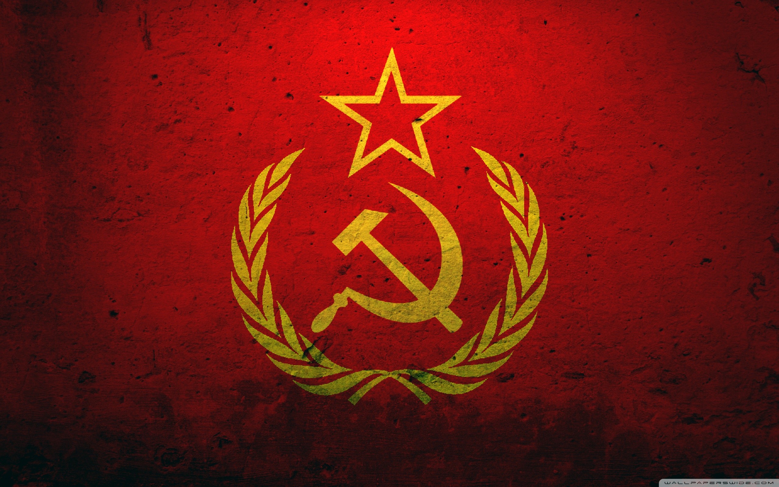 2560x1600 Grunge Flag Of The Soviet Union HD Wide Wallpaper for Widescreen