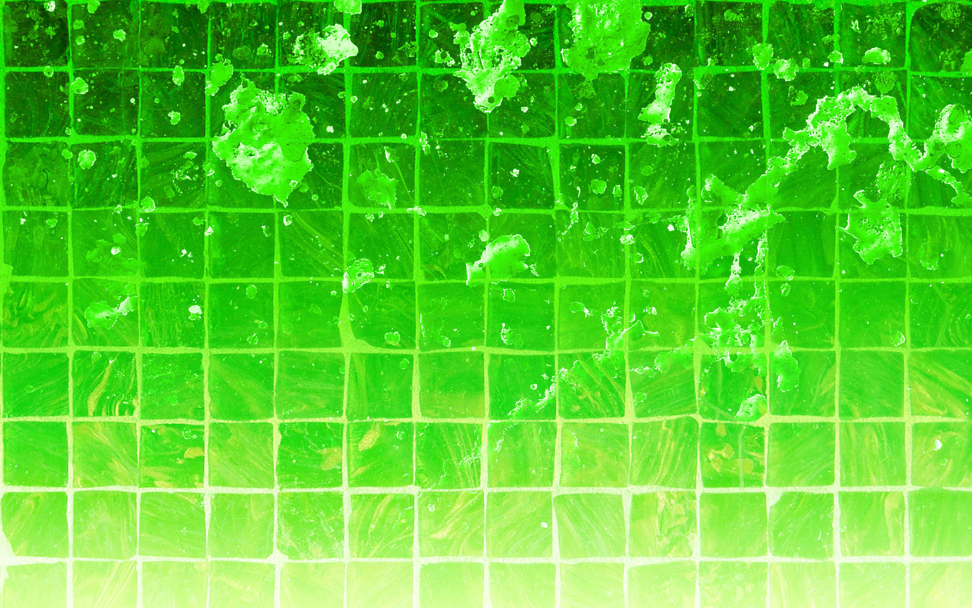 1920x1200 Green Splatter Wallpaper
