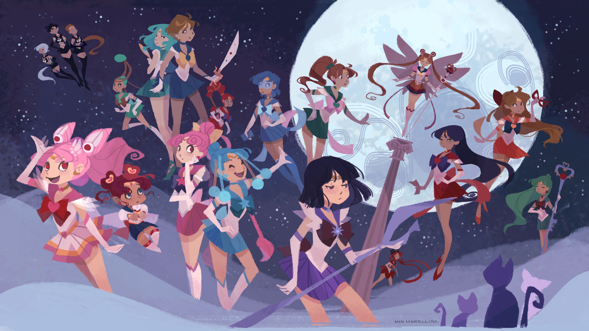 1920x1080 Sailor Soldiers Wallpapers by nna Sailor Soldiers Wallpapers by nna