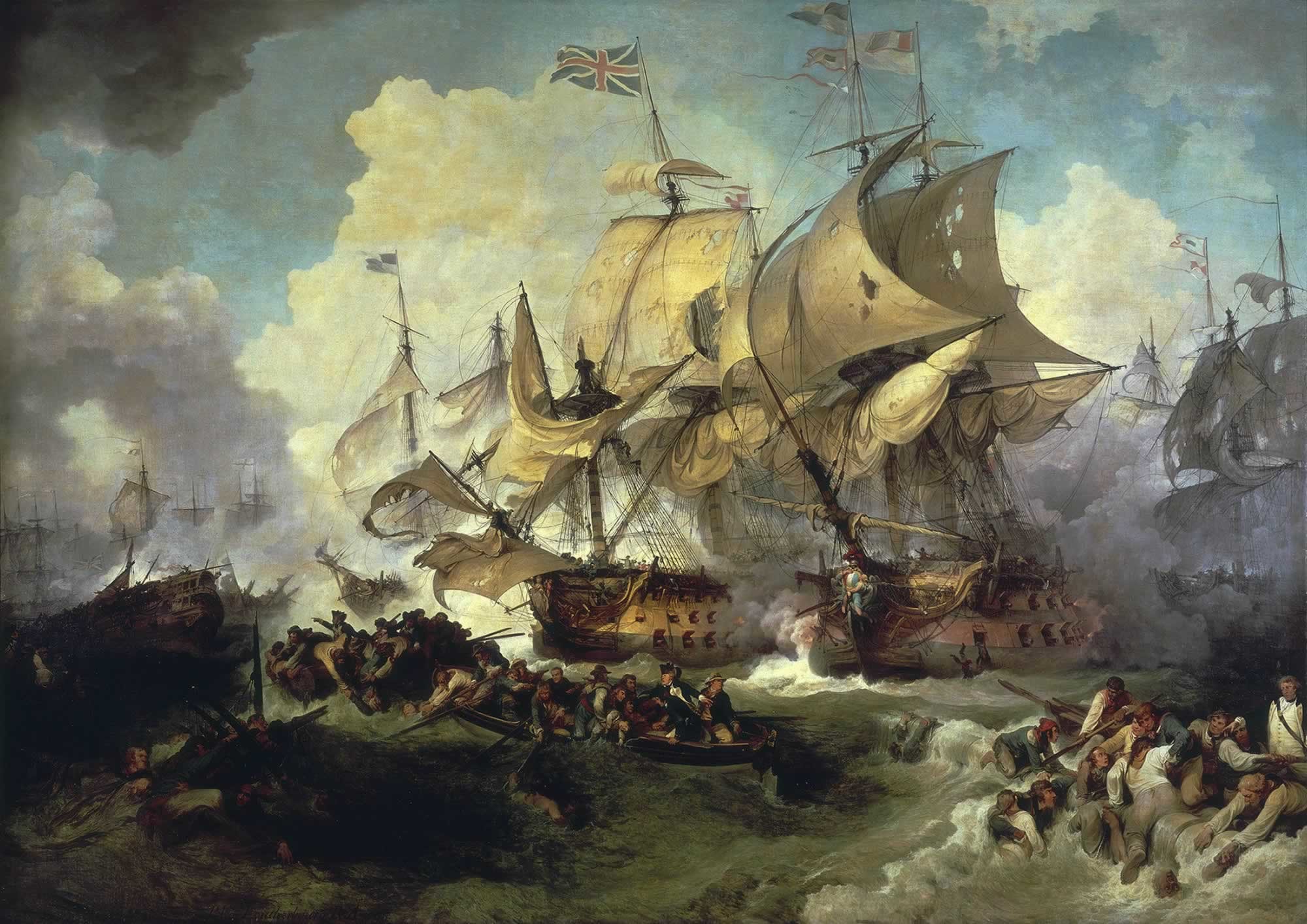 2000x1415 The Battle of the First of June, 1794