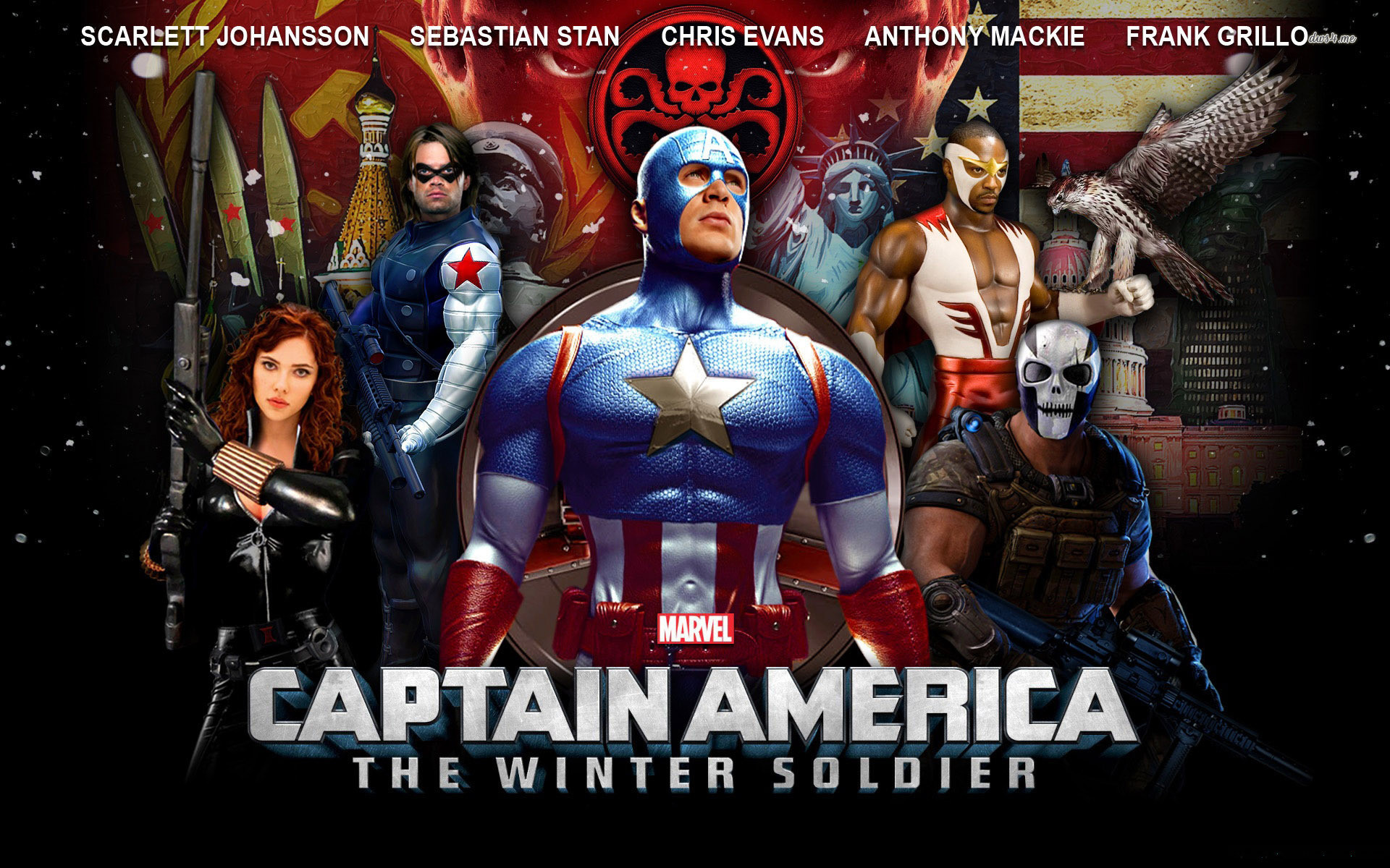 1920x1200 ... Captain America: The Winter Soldier wallpaper  ...