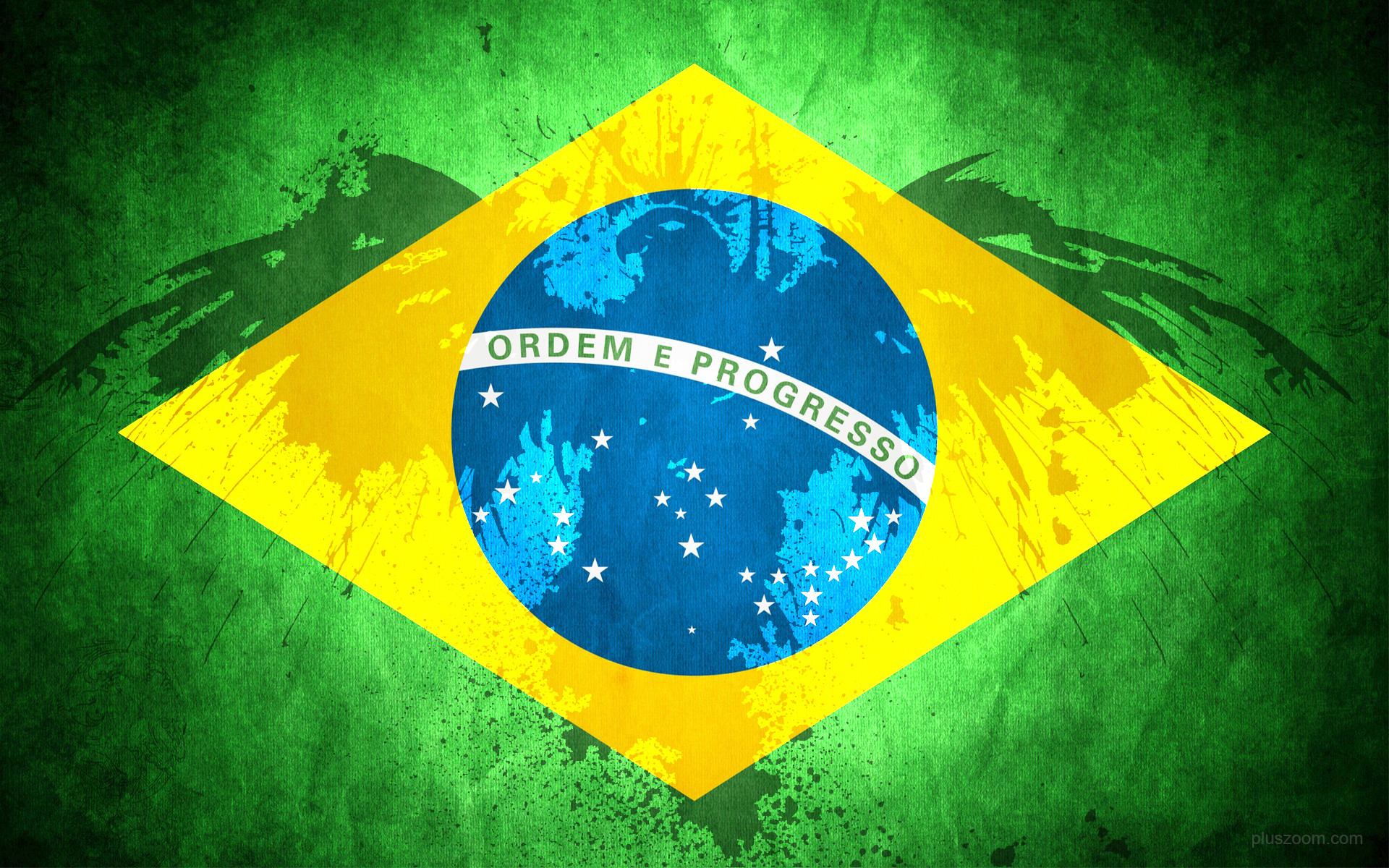 1920x1200 Brazil Flag Wallpaper