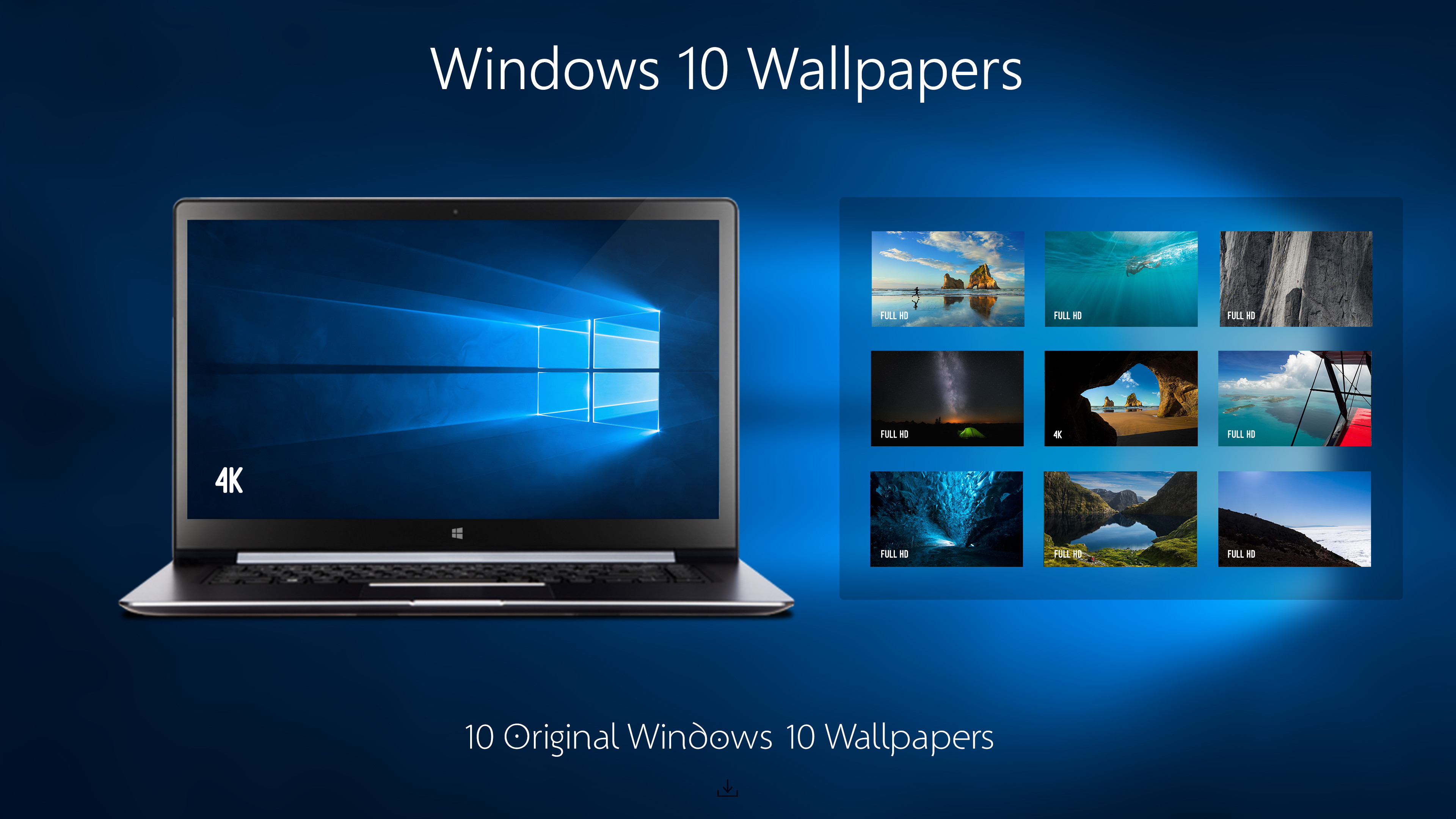 3840x2160 ... Windwos 10 Original Wallpapers 4K by armend07