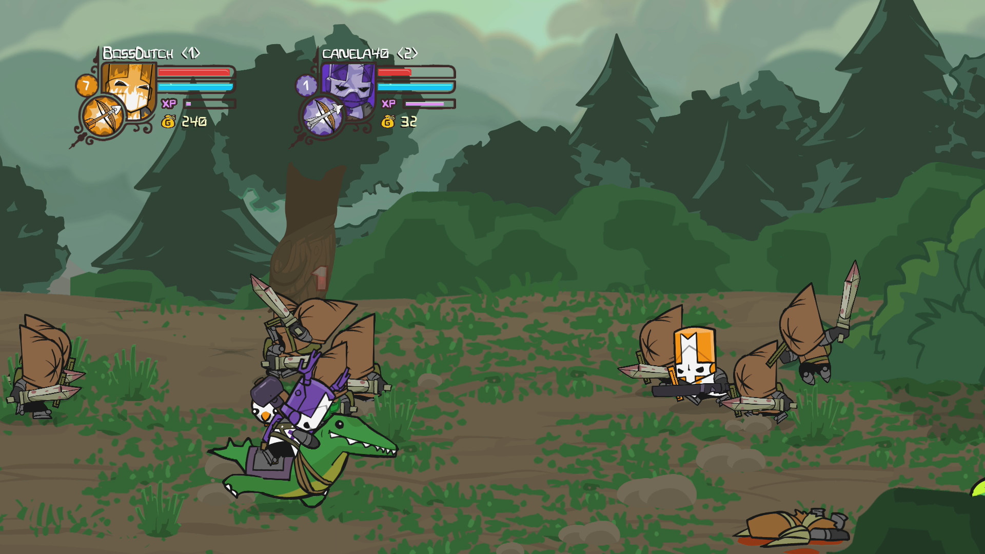 1920x1080 The original 'Castle Crashers' is very cartoonish, with bright colors and  sharp edges that give it a glossy, colored pencil kind of look.