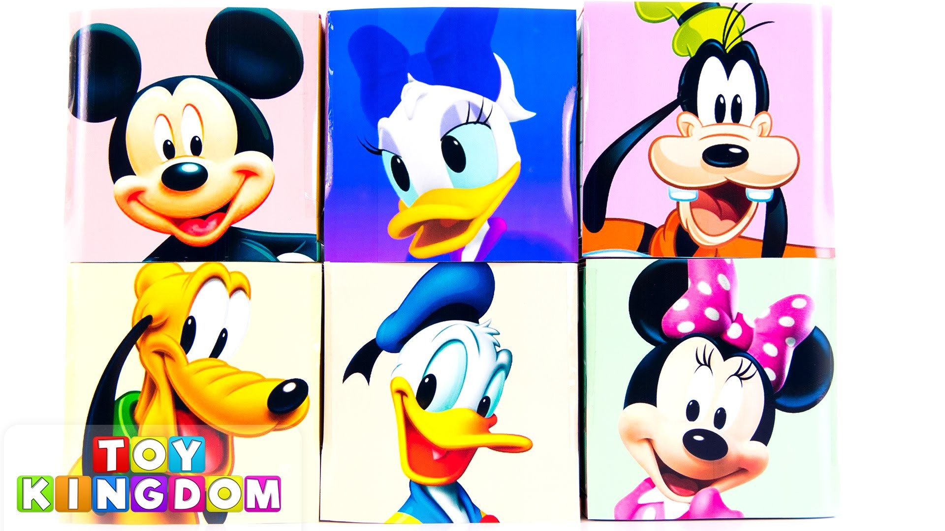 1920x1080 Mickey Mouse Clubhouse Disney Cubeez Toy Surprises Cubes Minnie Goofy  Donald Daisy Pluto DIY - YouTube