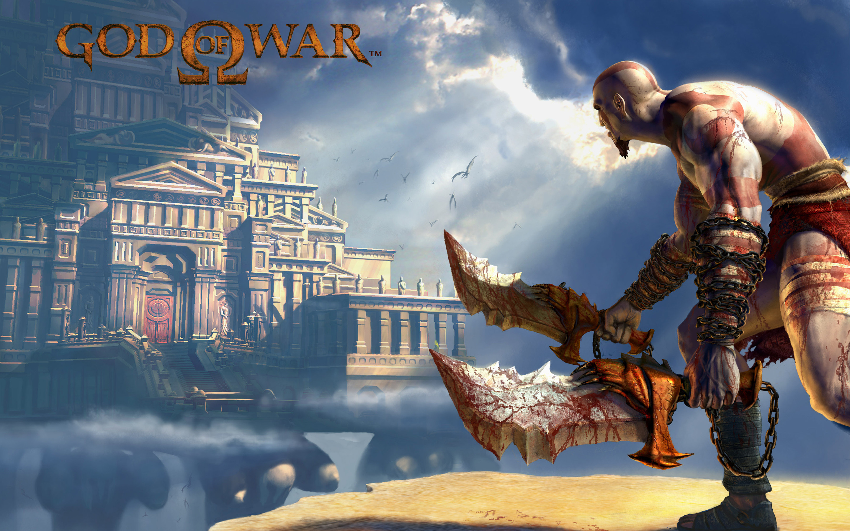 2880x1800 God of War 2 Game - This HD God of War 2 Game wallpaper is based