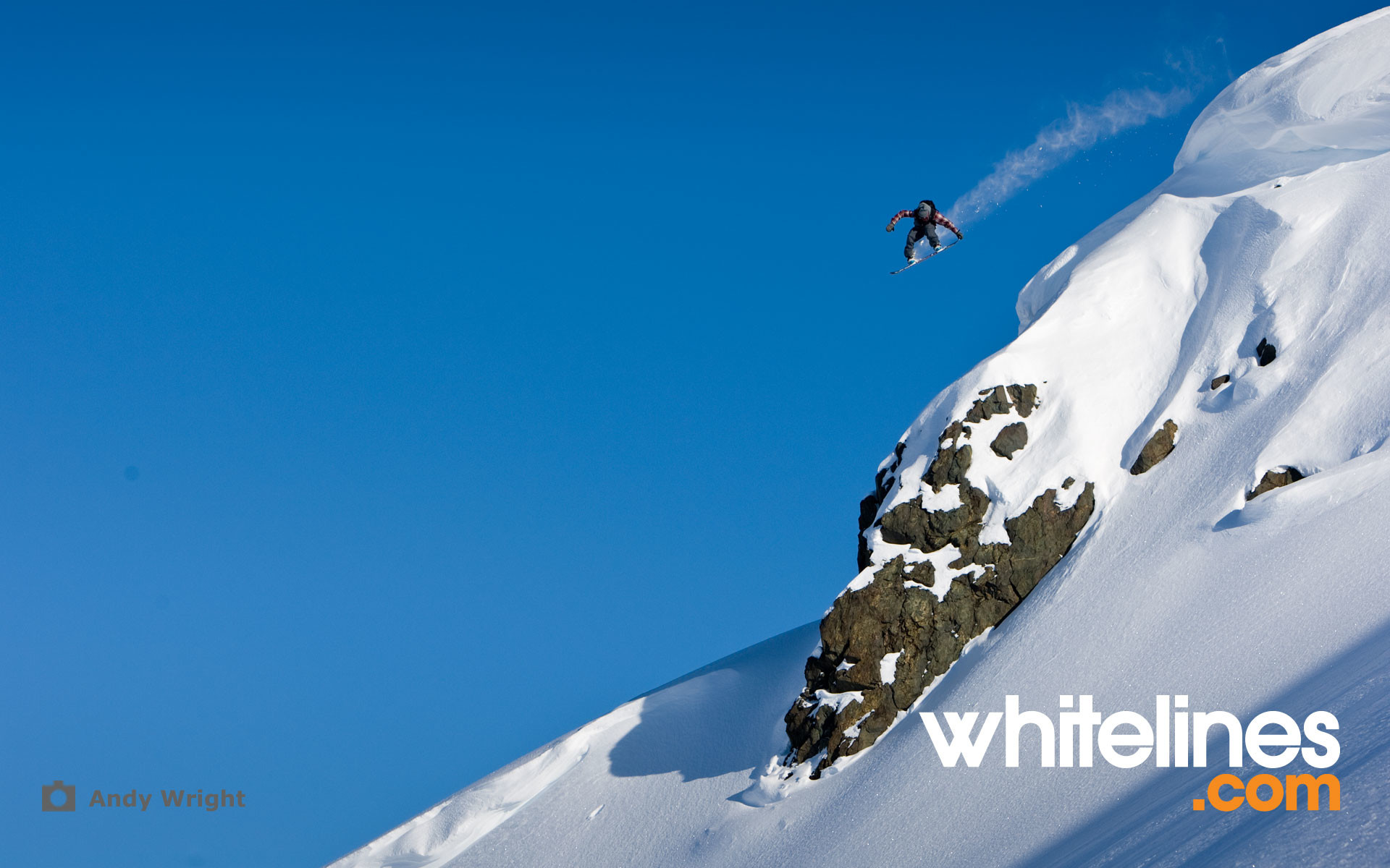 1920x1200 Snowboard Wallpaper – Nicolas MÃ¼ller switch tailgrab cliff drop