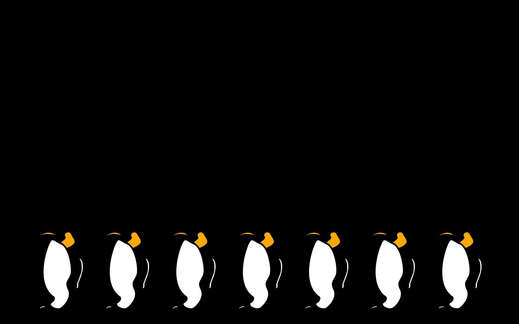 2000x1250 Minimalist Penguin Wallpaper by Fritters Minimalist Penguin Wallpaper by  Fritters
