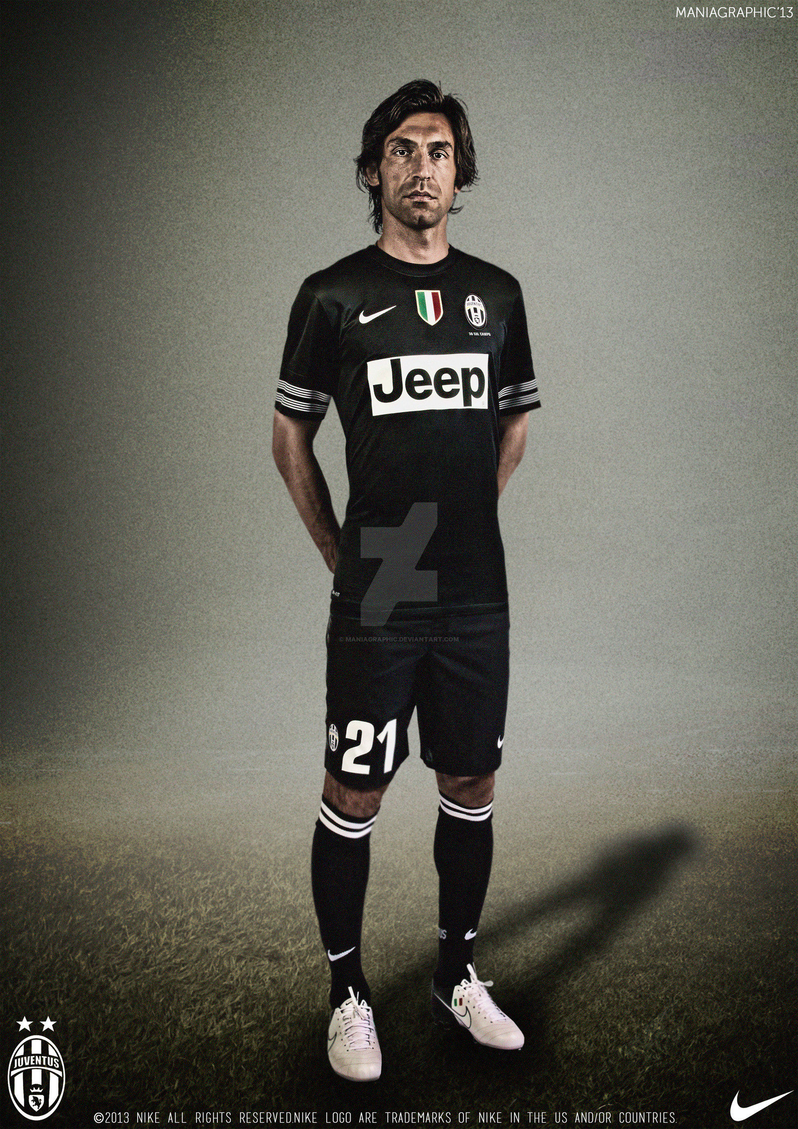 1600x2263 Andrea Pirlo Poster by ManiaGraphic Andrea Pirlo Poster by ManiaGraphic