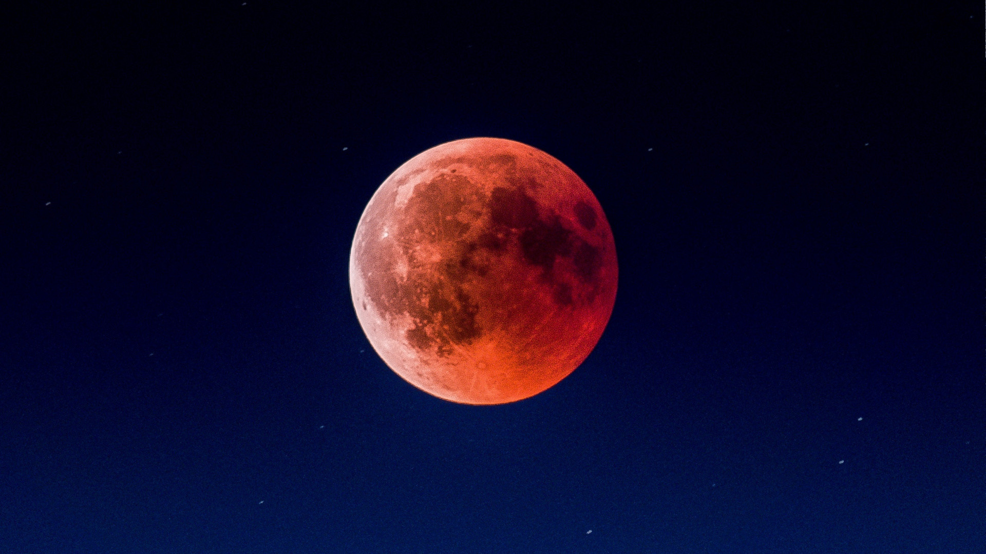 1920x1080 Lunar eclipse, Blood Moon, ...
