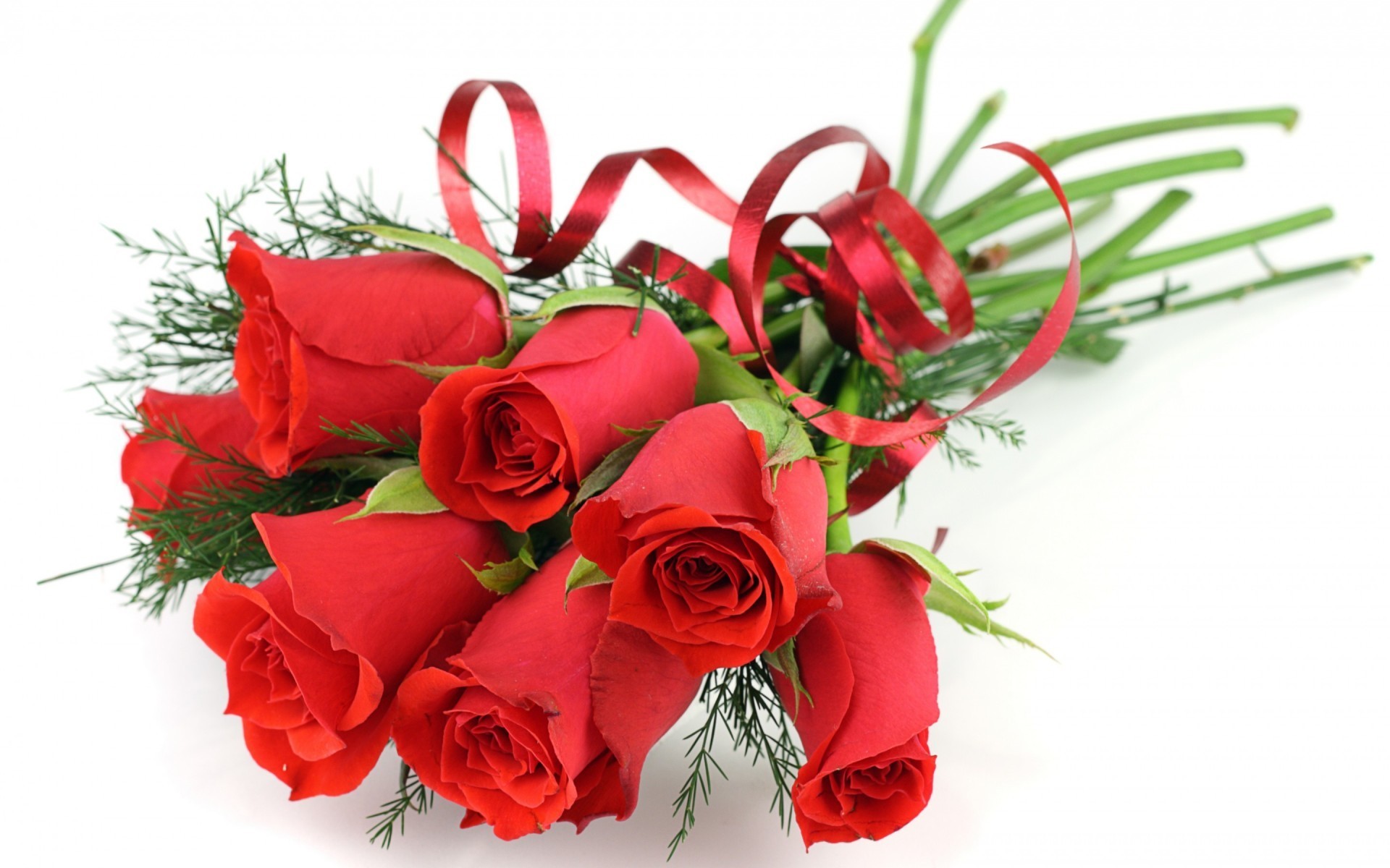 1920x1200 Red Rose Bouquet