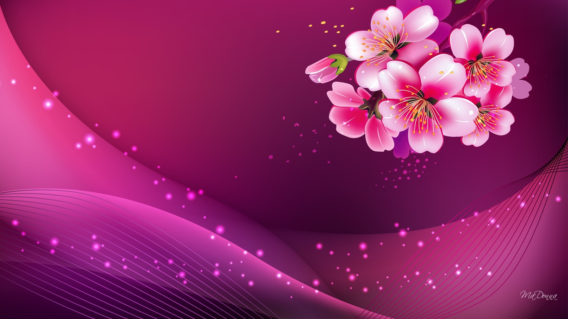 1920x1080 widescreen pink background hd image pc