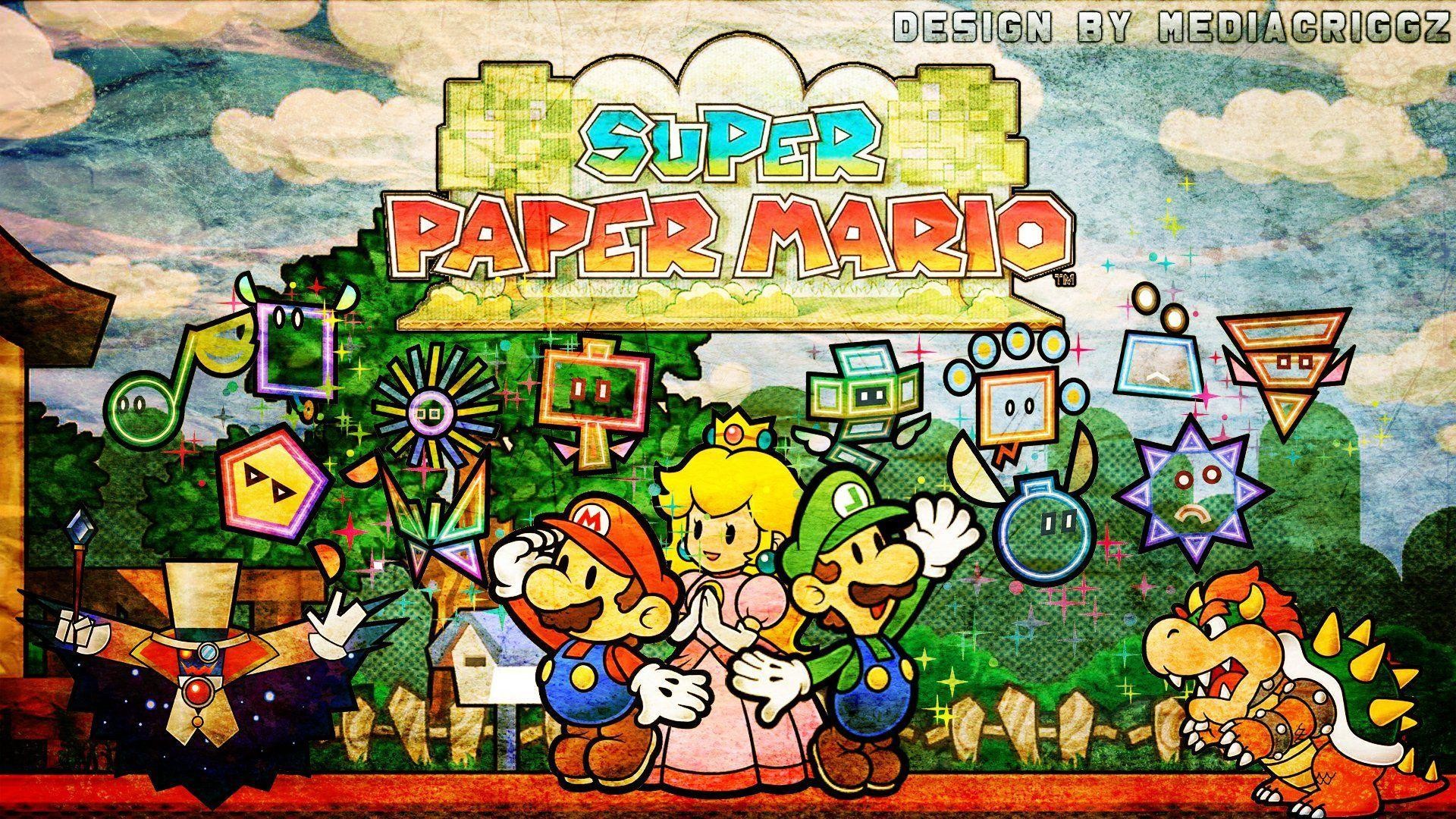 1920x1080 10 Super Paper Mario HD Wallpapers | Backgrounds - Wallpaper Abyss