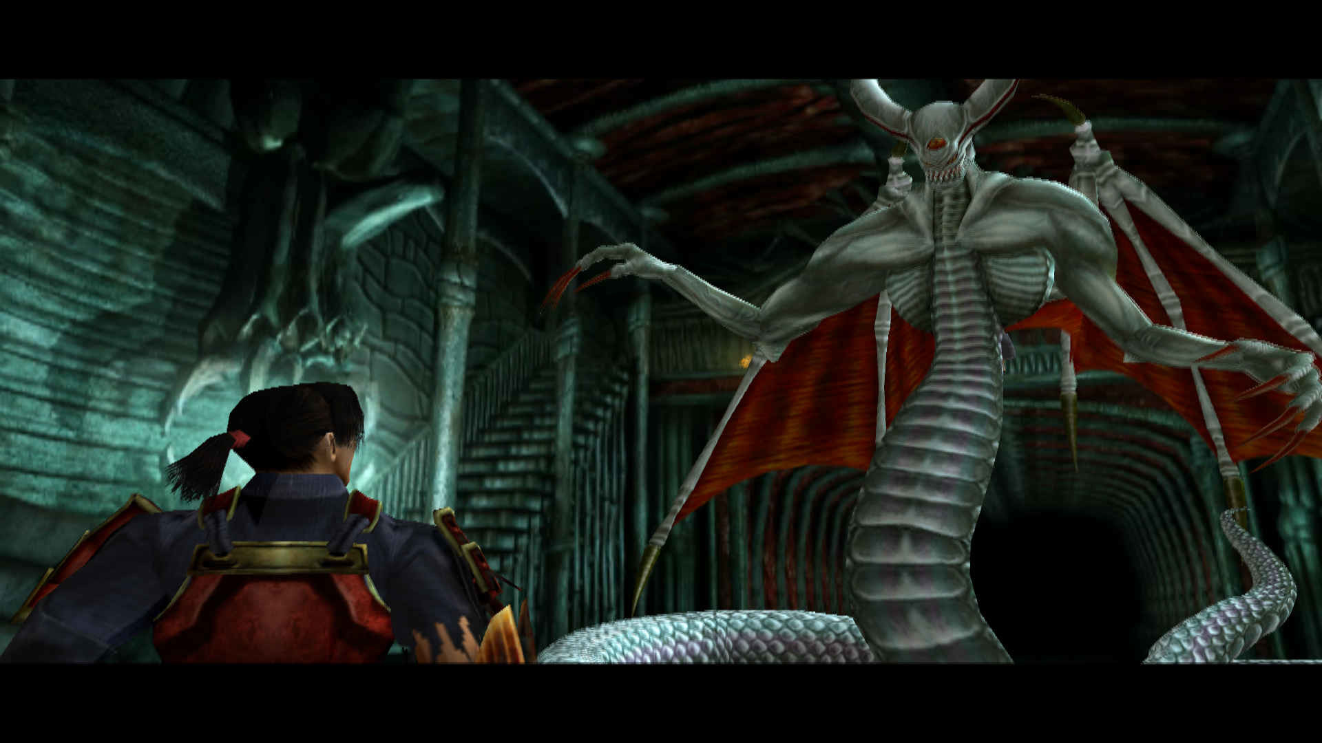 1920x1080 When playing the first Onimusha, it is obvious how it is directly  influenced by Capcom's main horror series. All environments are composed of  meticulously ...
