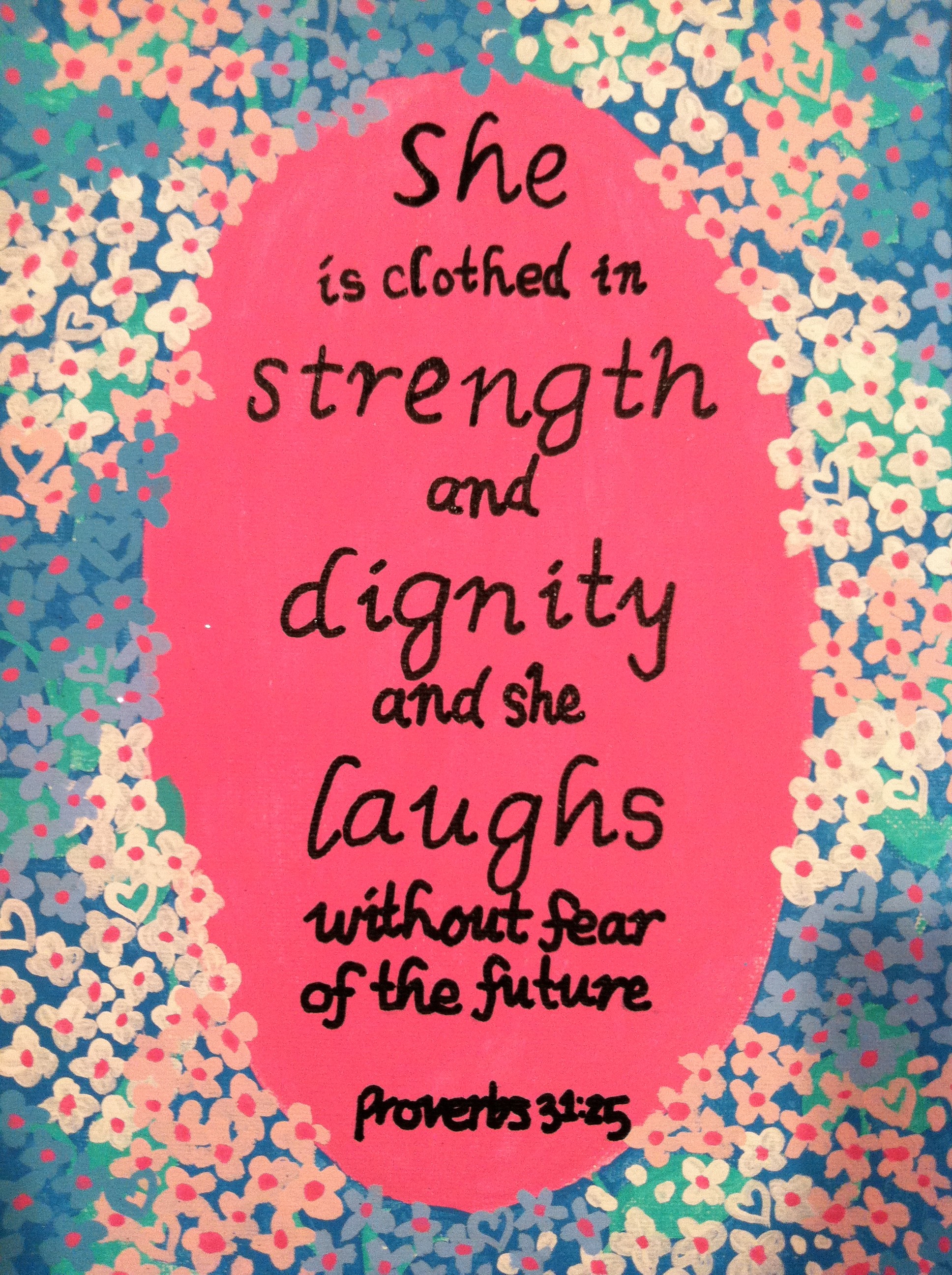1936x2592 Proverbs 32:25 with a Lilly Pulitzer Background <3