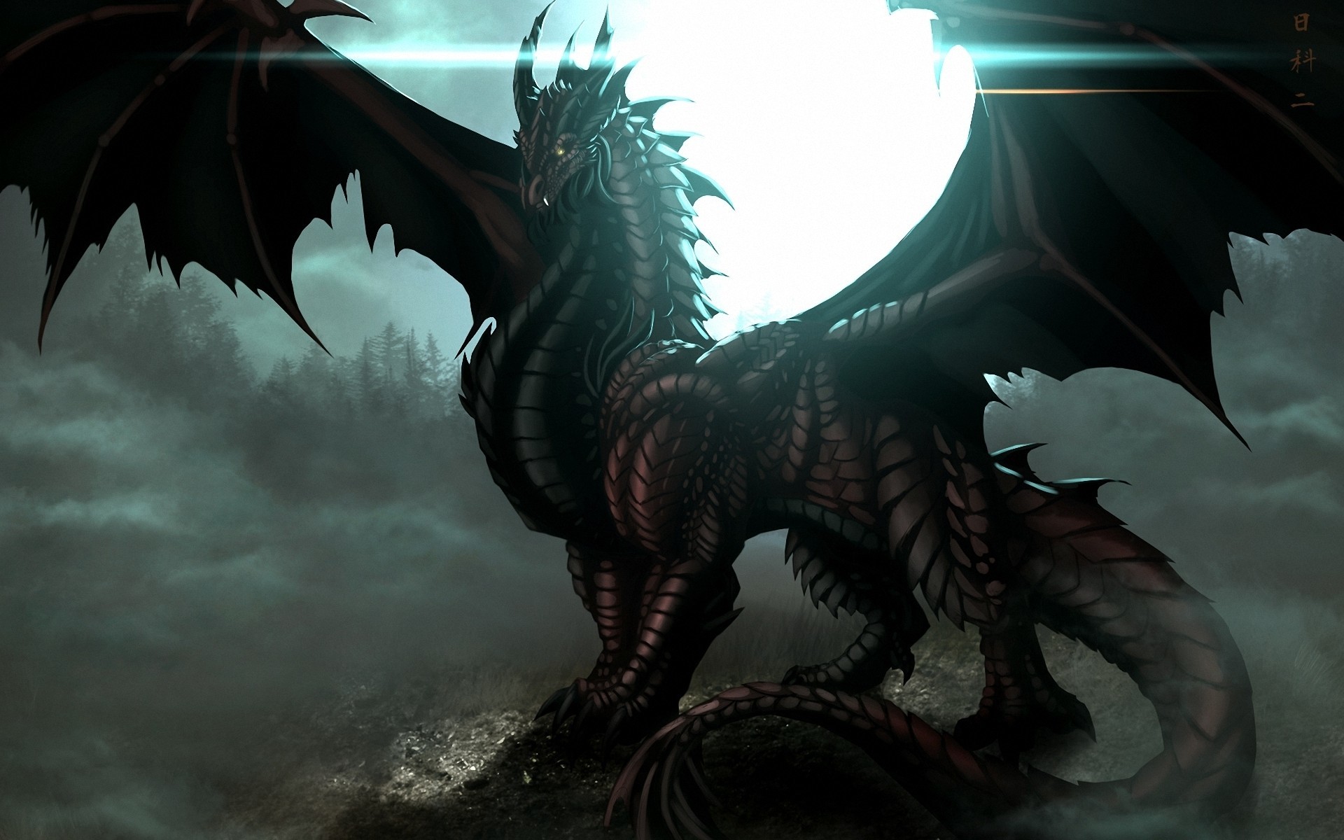 1920x1200 Dark Evil Dragons Wallpaper Shadow dragon - dragons | Dragons .